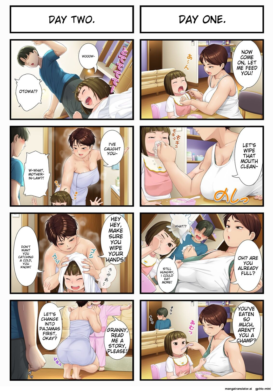 [Heiantei (Frame, Jagaimo)] Youka-go Tsuma no Haha o Daku | Eight Days With My Wife's Mother [Ichigo Translations]