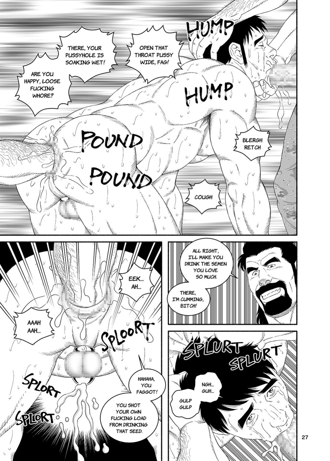 [Tagame Gengoroh] COCKSUCKER I Got Turned into My Best Friend's Father's Bitch 4