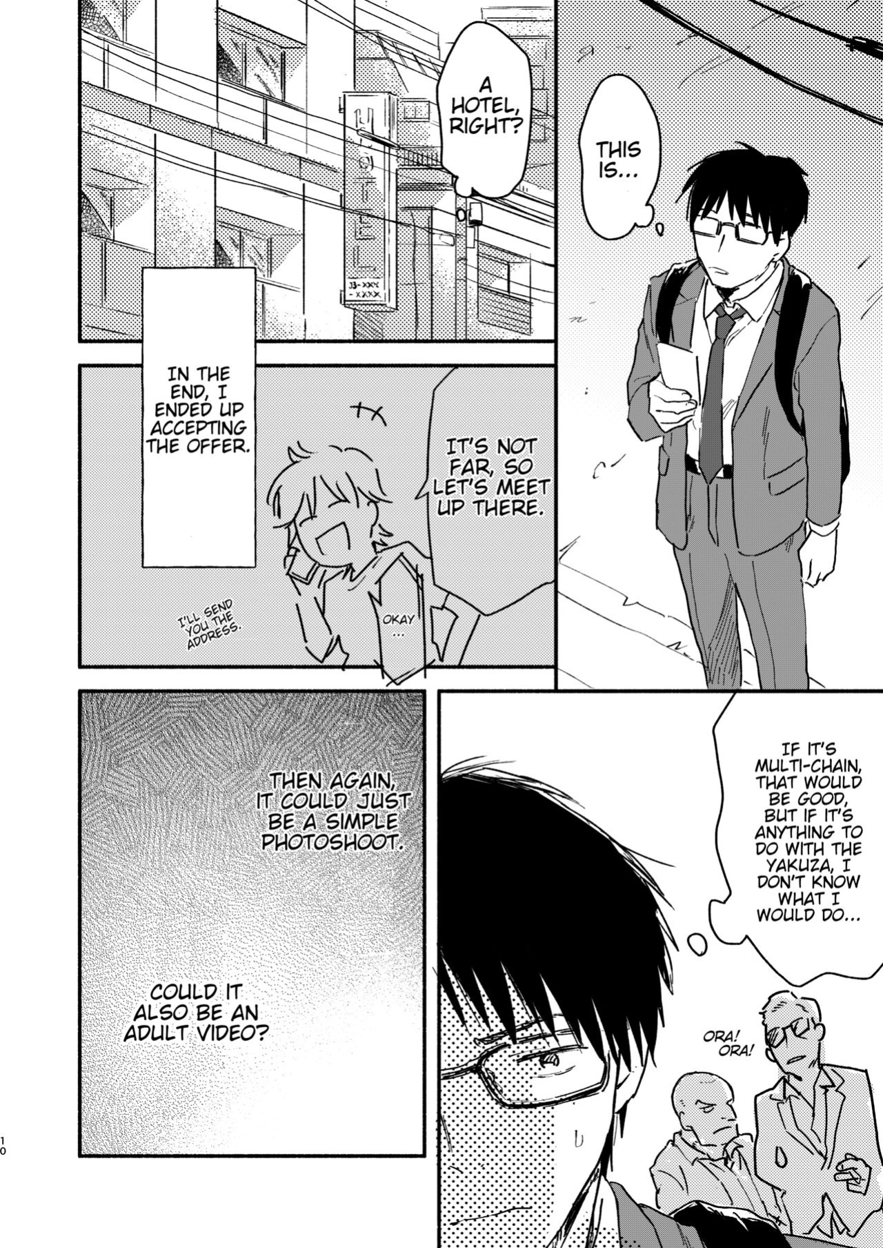 [Bunny bell boy (Kosaka Tsun)] Nonke Ryman ni Sharei o Chiratsukasete xx Shite Moratta | Having Sex With the Straight Salaryman by Dangling a Reward for Him