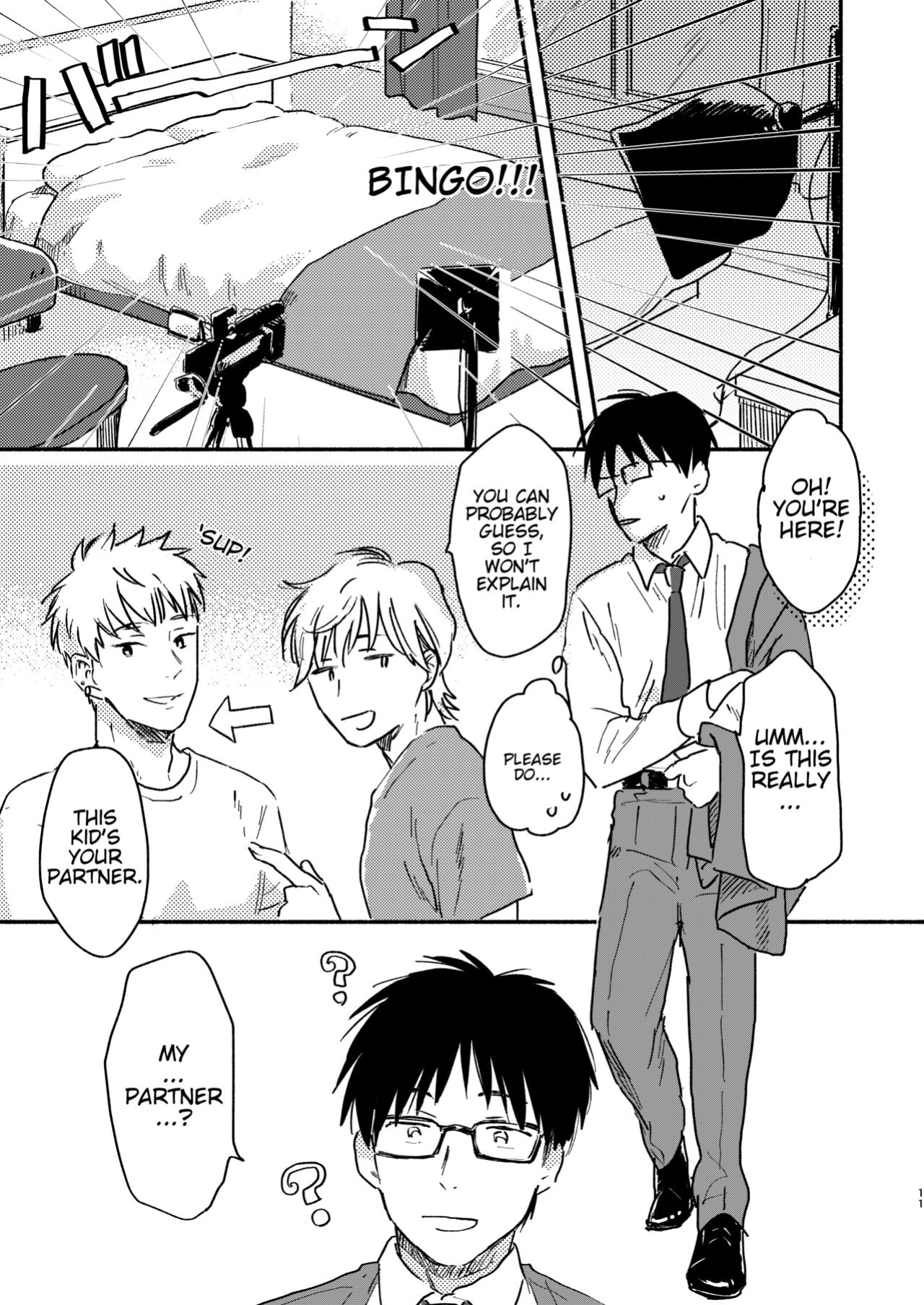 [Bunny bell boy (Kosaka Tsun)] Nonke Ryman ni Sharei o Chiratsukasete xx Shite Moratta | Having Sex With the Straight Salaryman by Dangling a Reward for Him