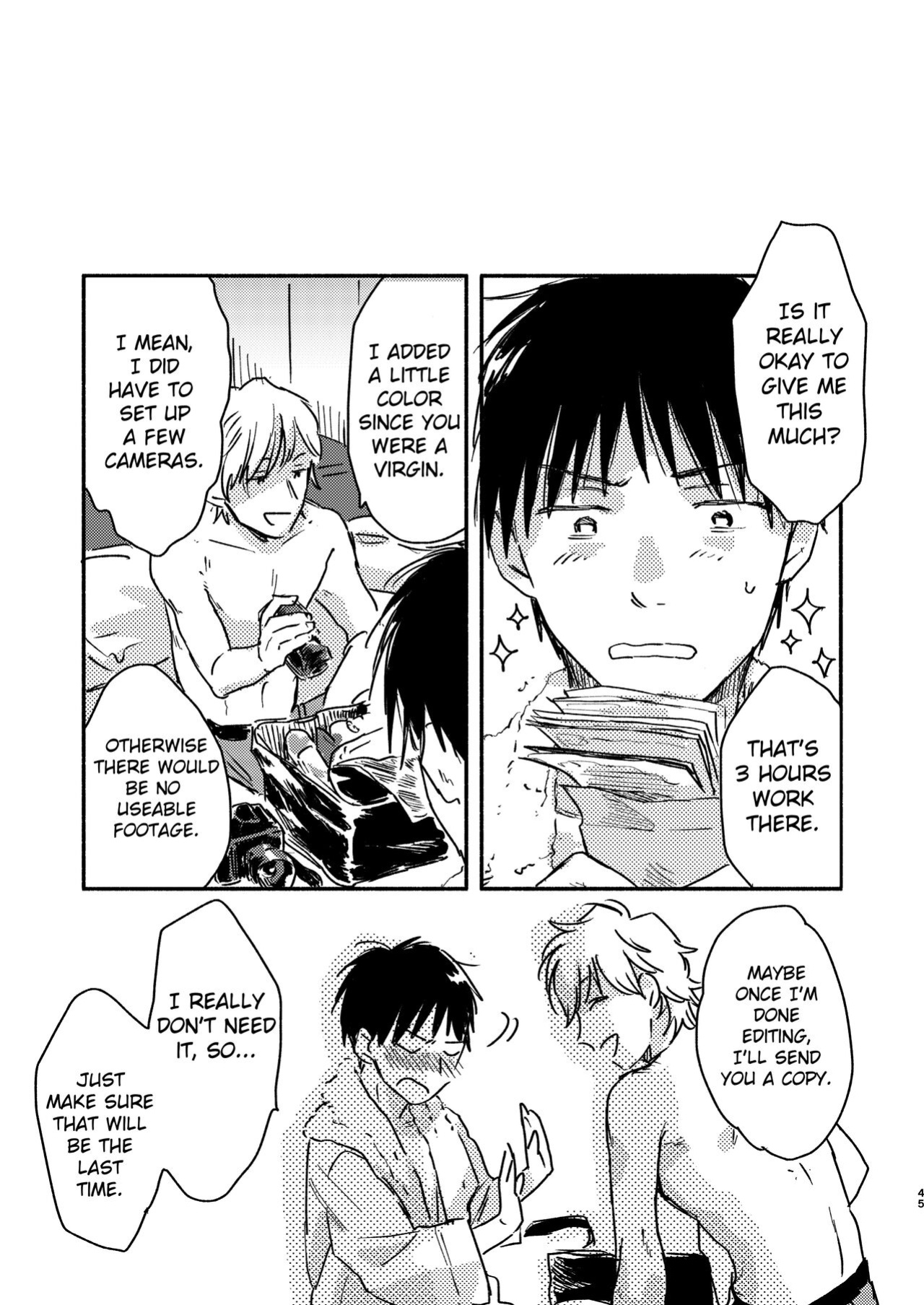 [Bunny bell boy (Kosaka Tsun)] Nonke Ryman ni Sharei o Chiratsukasete xx Shite Moratta | Having Sex With the Straight Salaryman by Dangling a Reward for Him