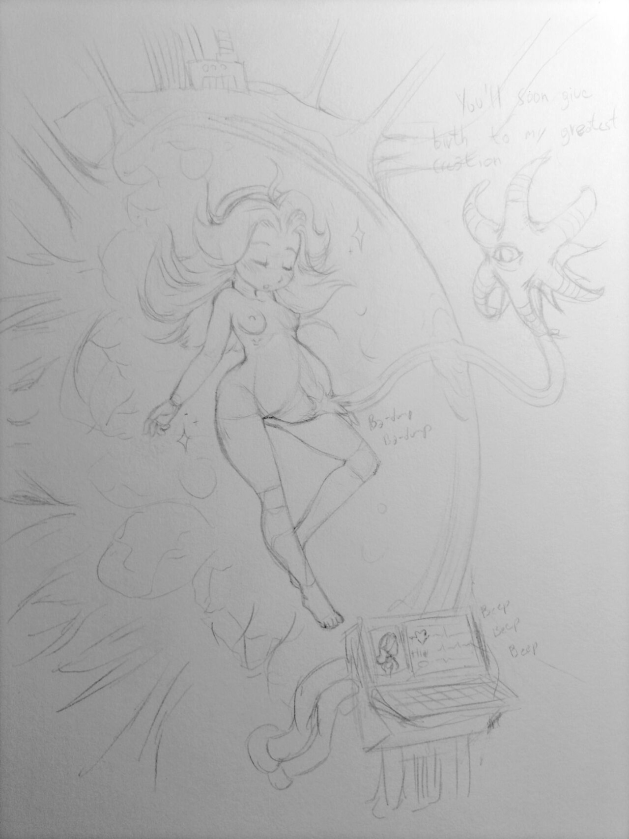 [Abe'sDrawings] Maria Pod (Sonic the Hedgehog)