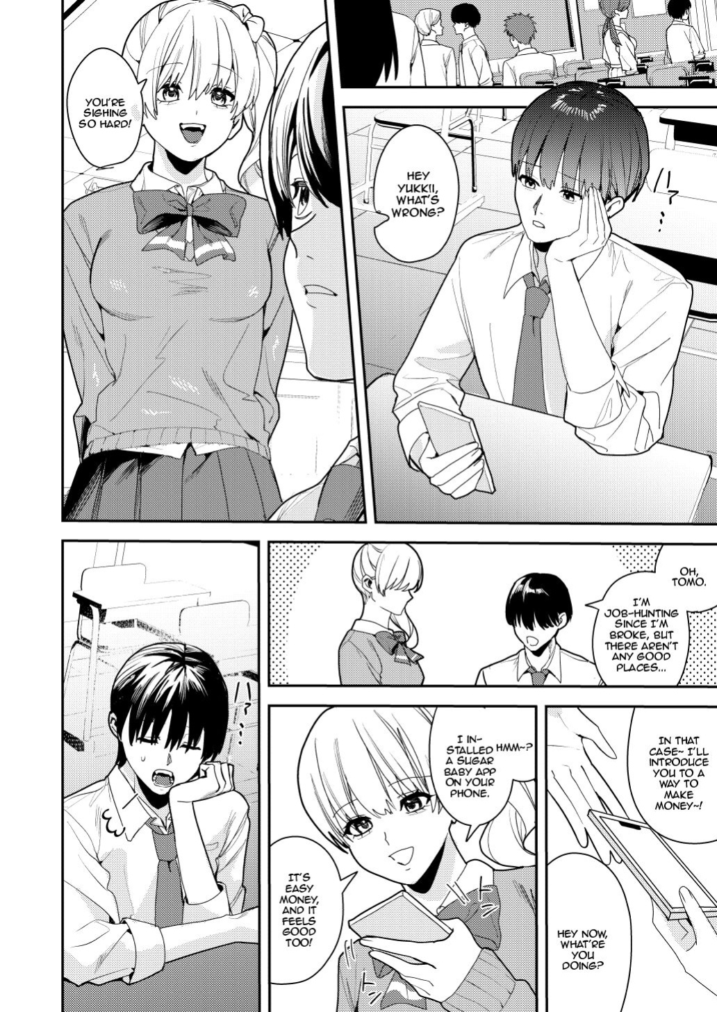 [Amuai Okashi Seisakusho (Betty, Konozama)] Papakatsu Nyotaika de Tanoshiku Kasegu! | Having Fun and Earning Some Money by Prostituting Myself After Turning Into a Girl!