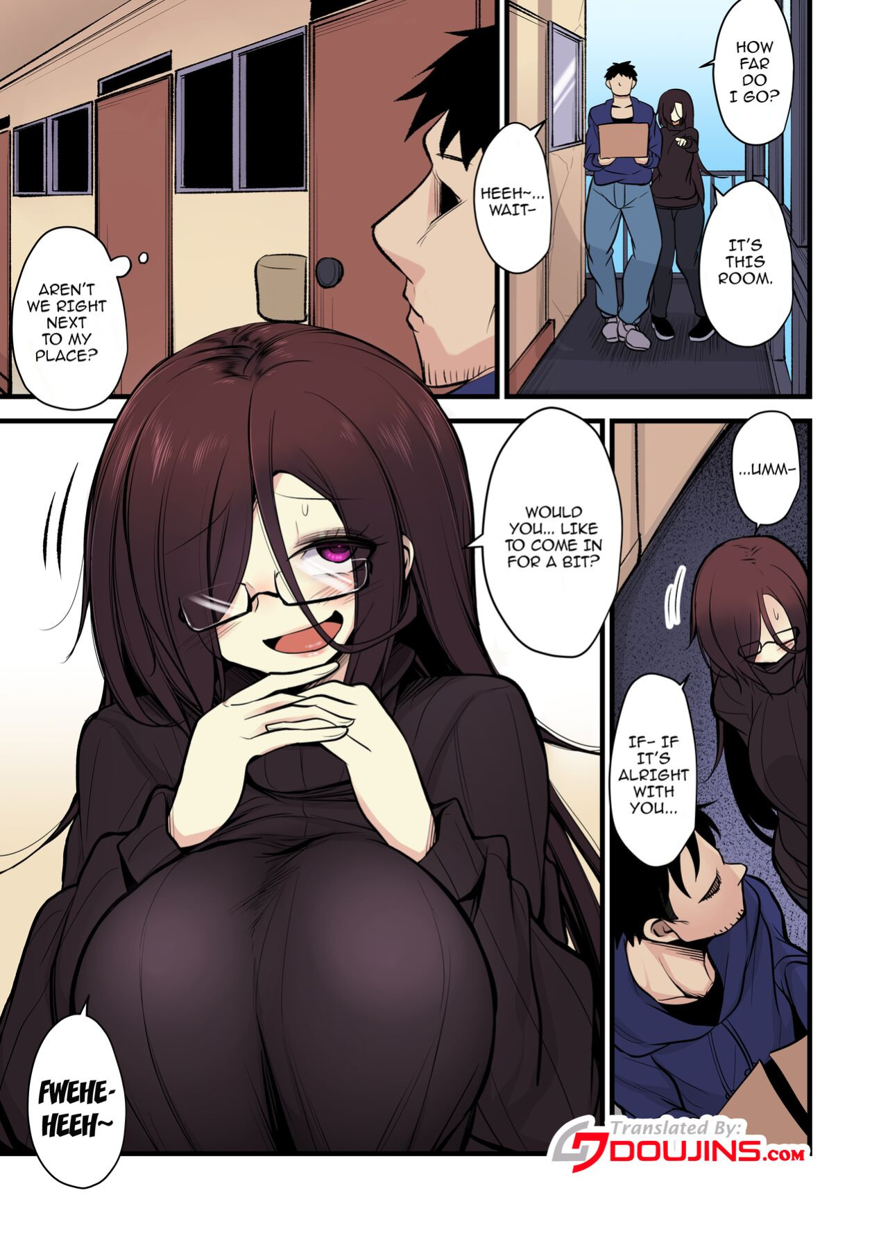 [Akagai (Mine Thrower)] Omome no Bakunyuu InCha Joshi wa Okirai desu ka | Do You Hate Clingy, Busty, Gloomy Girls? [Colorized]