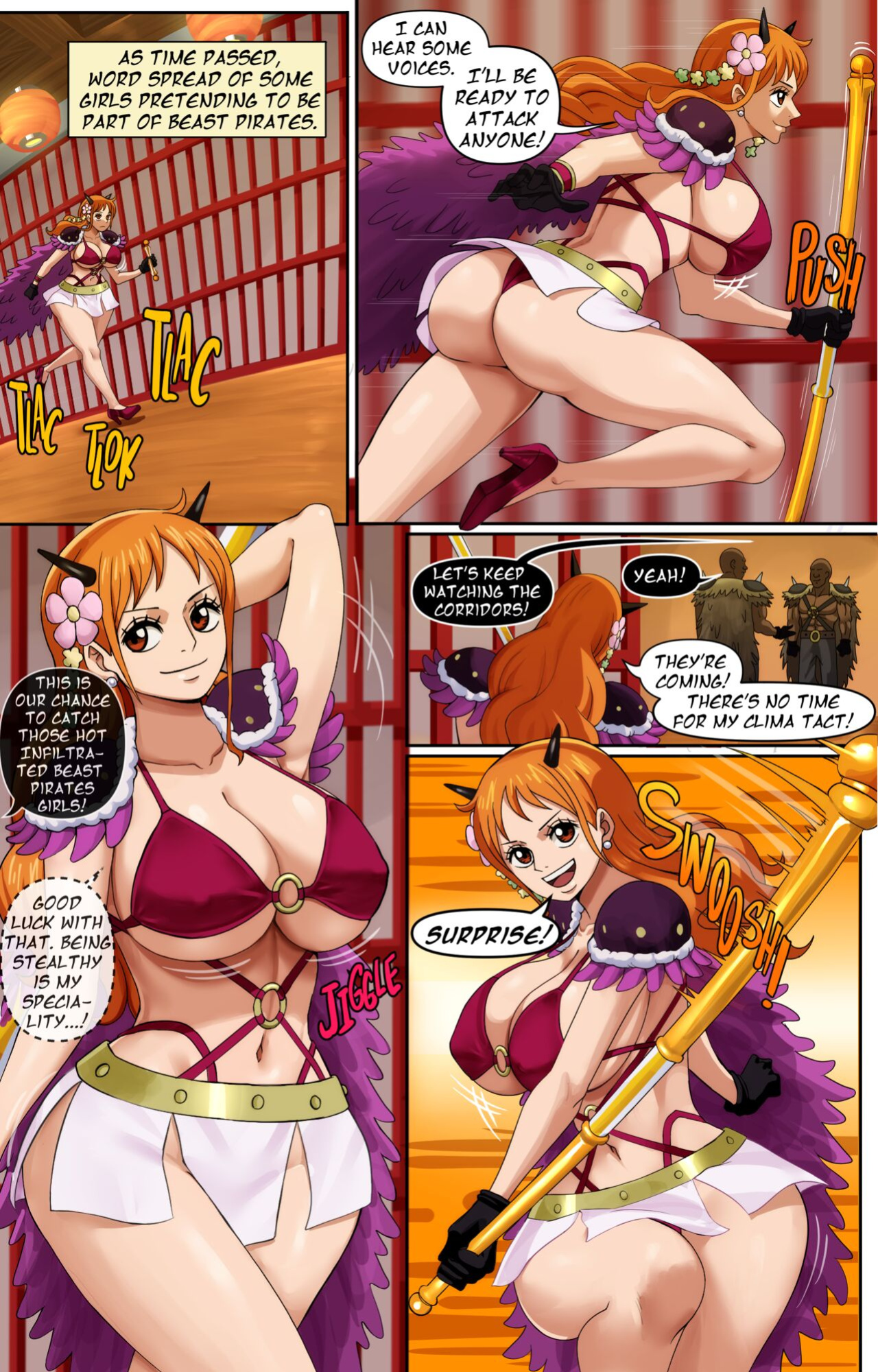 [Pink Pawg] Beast Pirates (One Piece)
