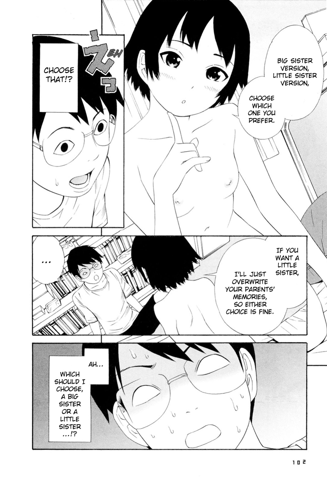 [Yoshitomi Akihito] Hen na Nee-san - There's something odd about her