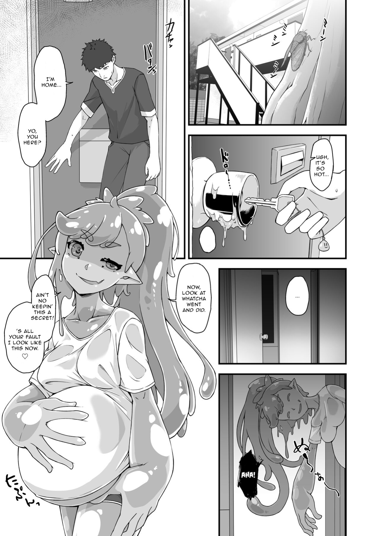[Kemoyuru (Akahito)] My Childhood Friend Is a Slime Girl | Osananaji wa Slime Musume [Aganon]