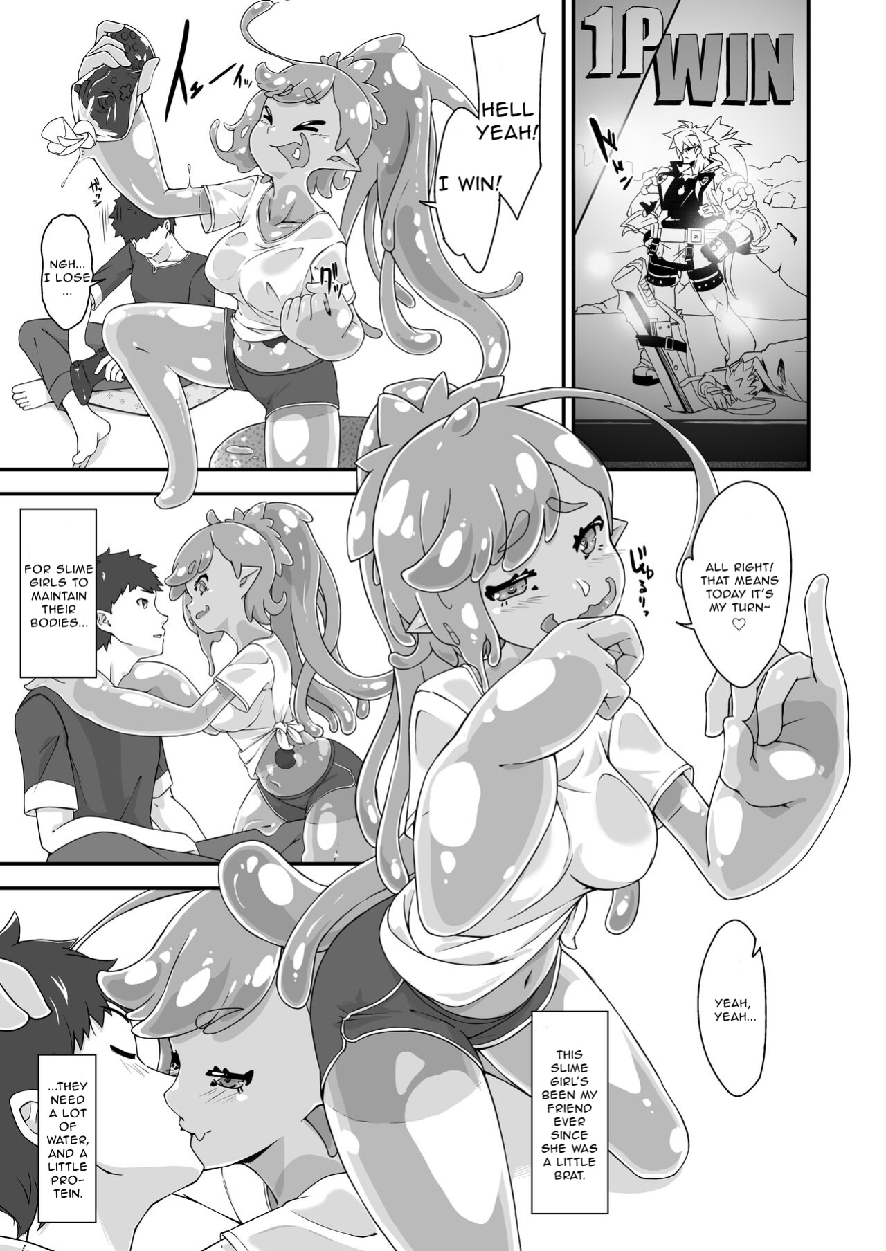 [Kemoyuru (Akahito)] My Childhood Friend Is a Slime Girl | Osananaji wa Slime Musume [Aganon]