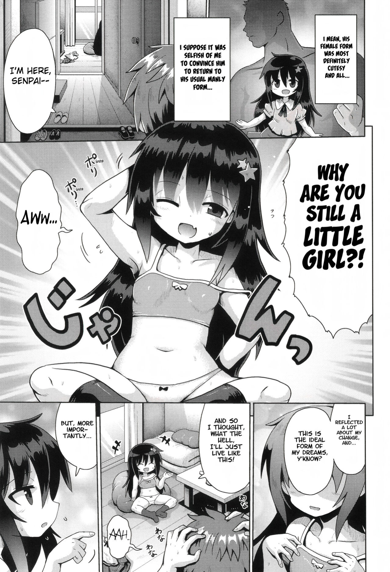 [Yaminabe] Onegai TSF Ch. 4 (Shoujo Kumikyoku 31) {Mant}