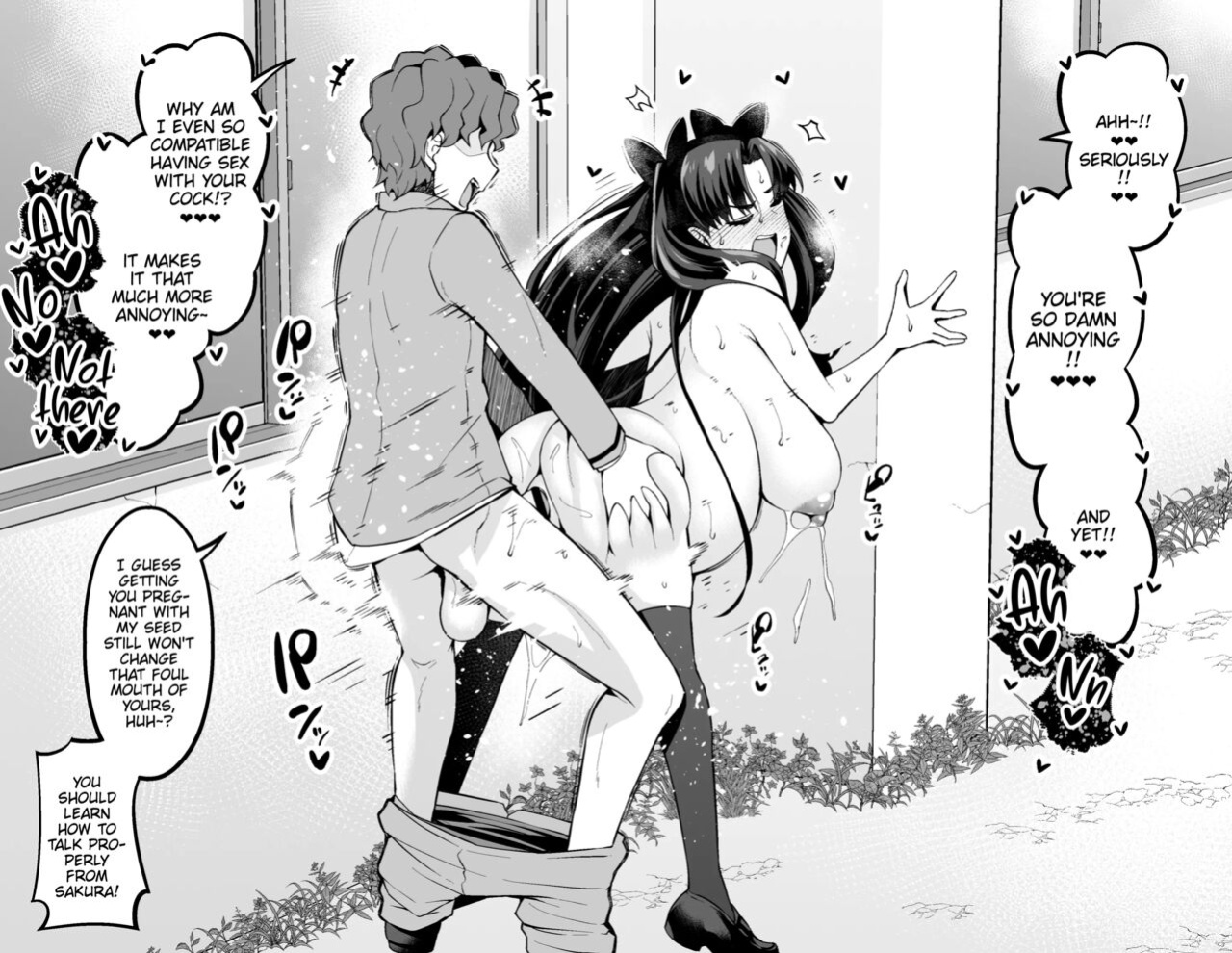 [Ankoman] Tosaka Rin, Shinji to Uwaki Sex 3 | Tohsaka Rin Had Cheating Sex With Shinji 3 (Fate/Grand Order)