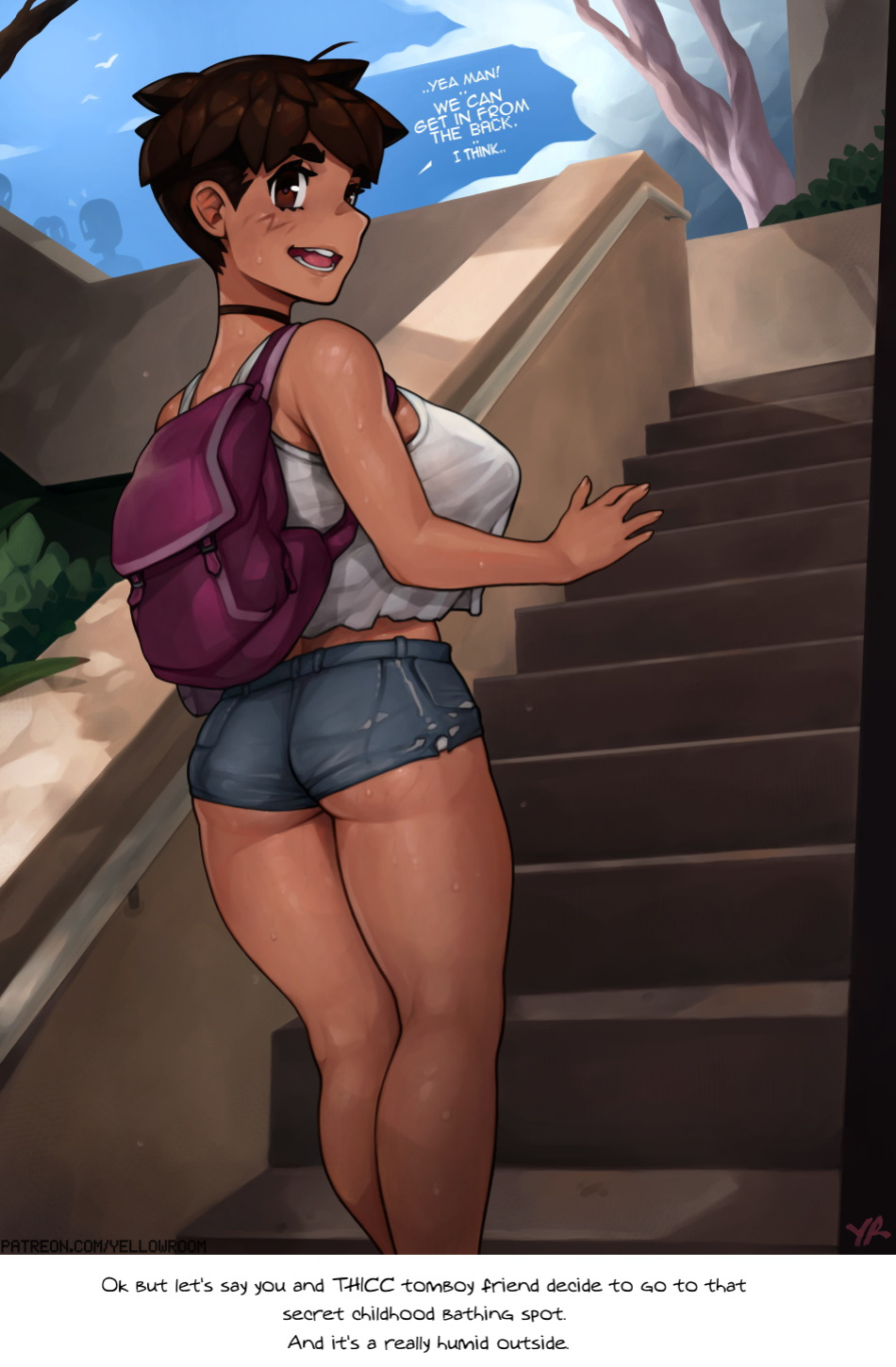 [Yellowroom/various] Anya - THICC Tomboy Childhood Friend (OC)