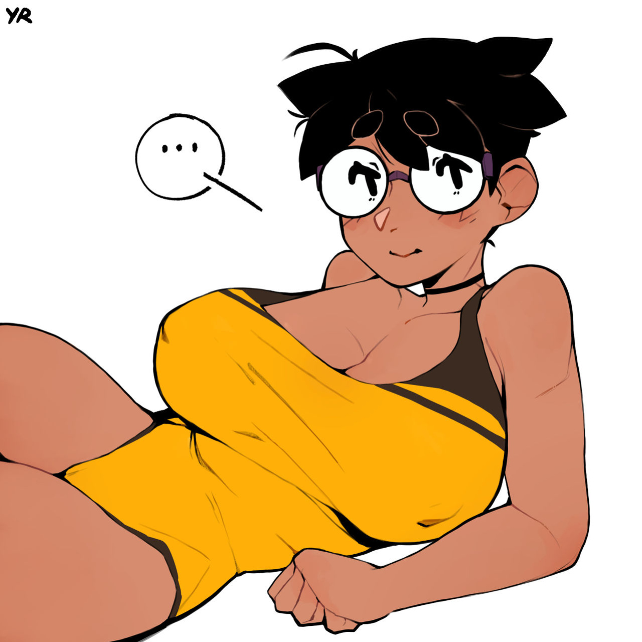 [Yellowroom/various] Anya - THICC Tomboy Childhood Friend (OC)