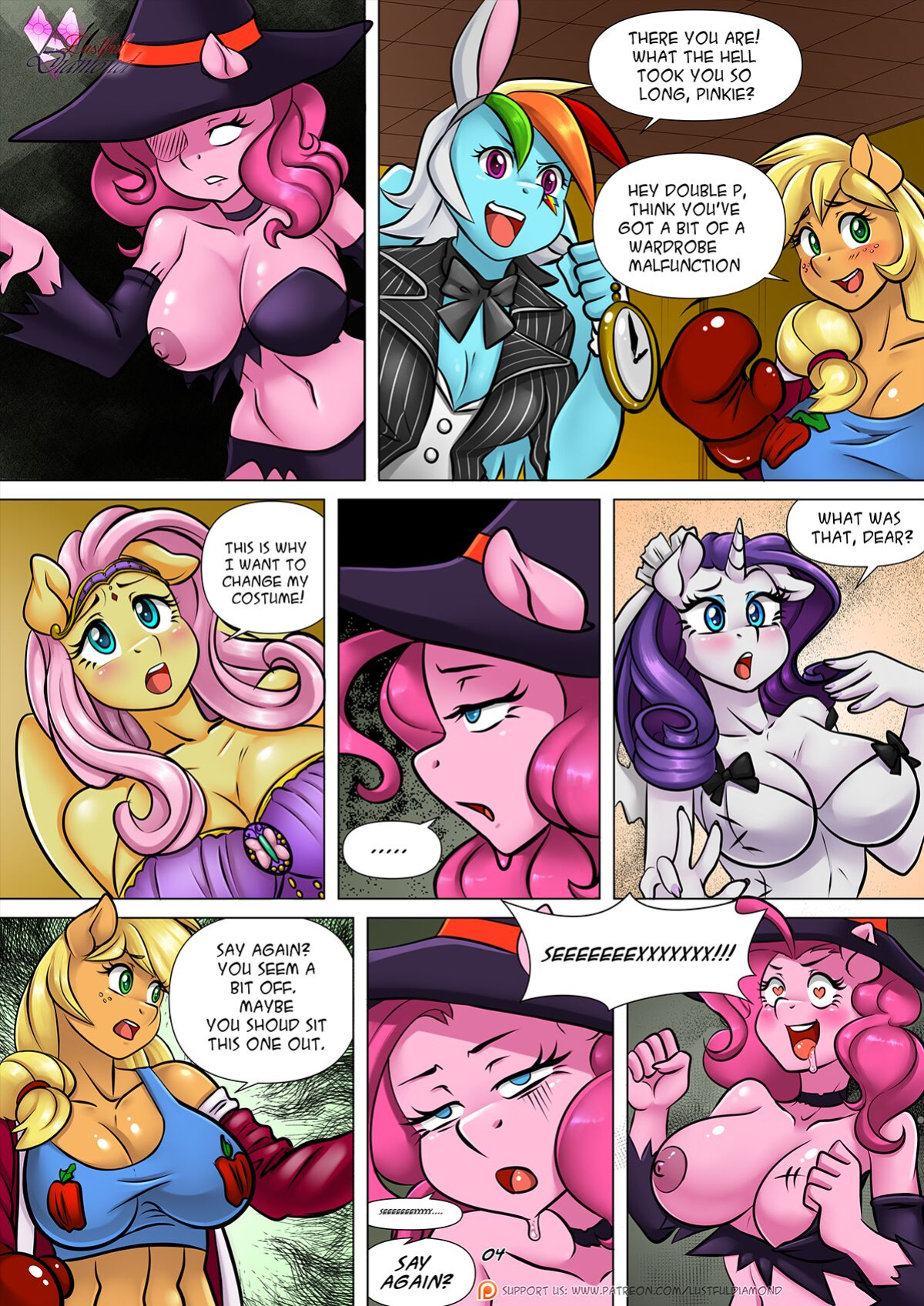 [Pia-Sama] Lustful Diamond : Night of the Living Sex (My Little Pony: Friendship Magic)