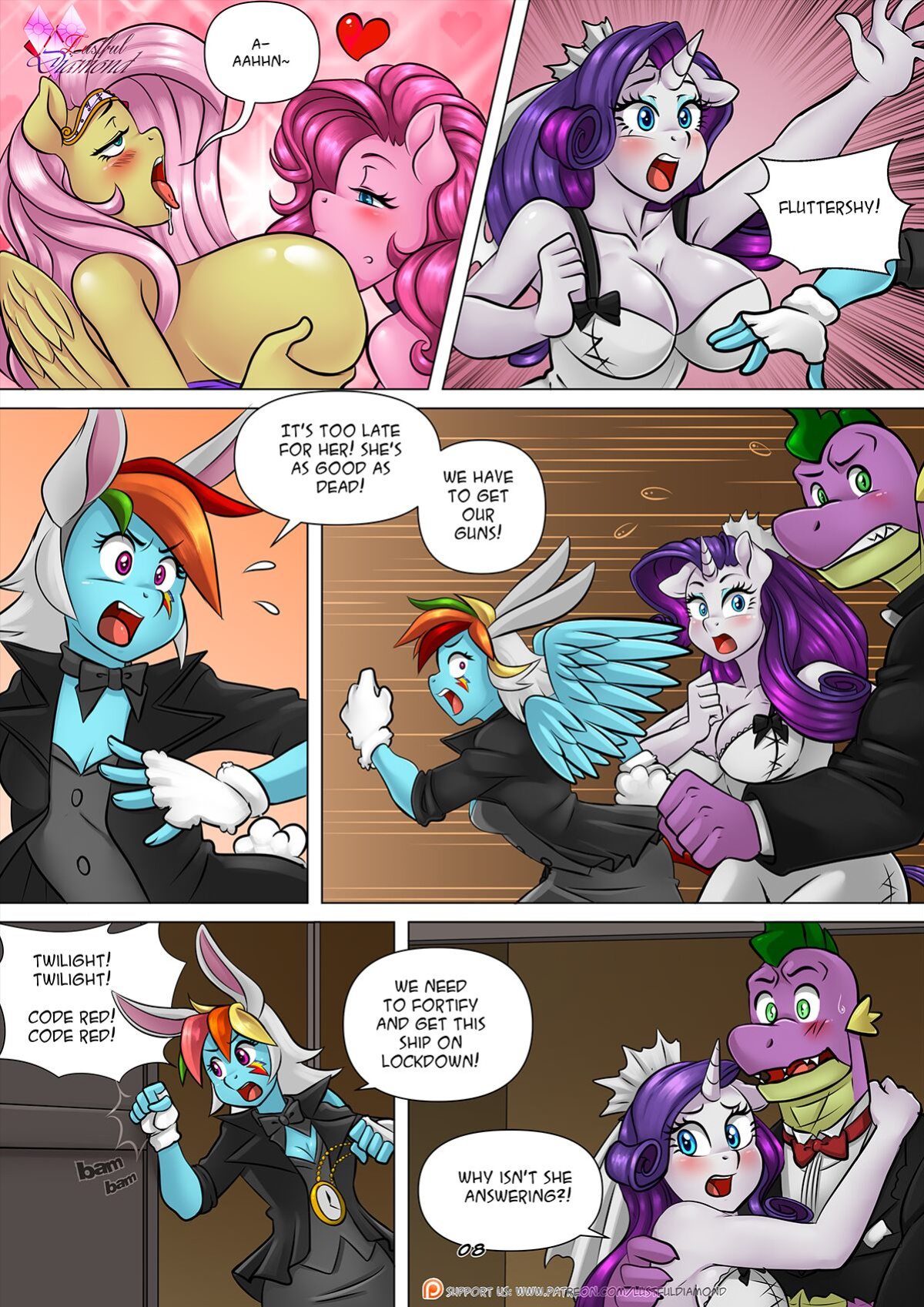[Pia-Sama] Lustful Diamond : Night of the Living Sex (My Little Pony: Friendship Magic)