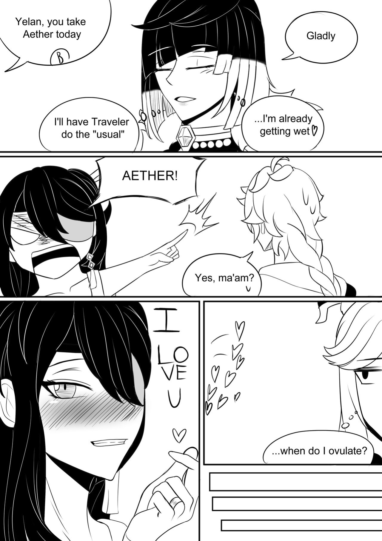 [nwoidn] Genshin Harem in Liyue: Yelan (Genshin Impact)