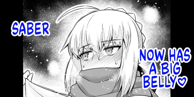 [Ankoman] Saber, Botebara ni...❤ | Saber Now Has A Big Belly❤️ (Fate/Stay Night)