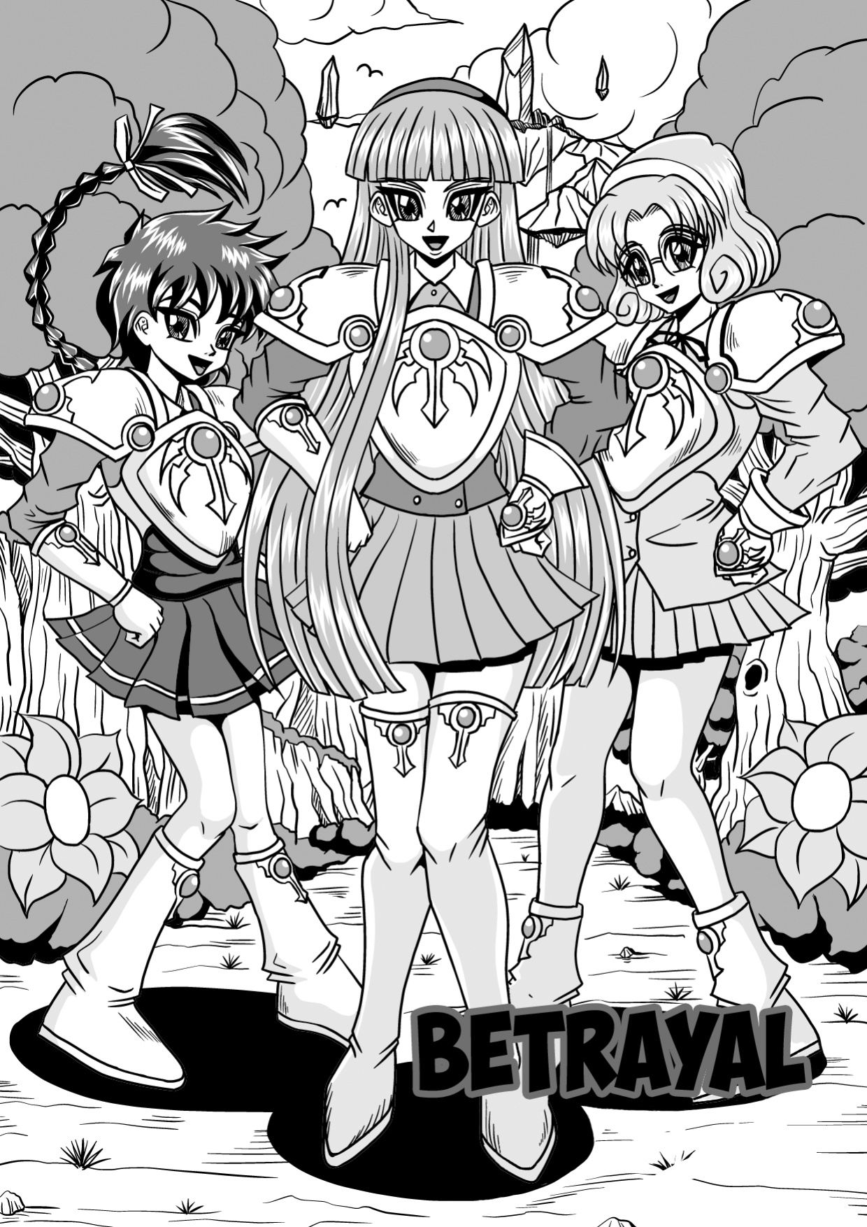 [Pyramid House (Muscleman)] Uragiri | Betrayal (Magic Knight Rayearth) [EHCOVE]