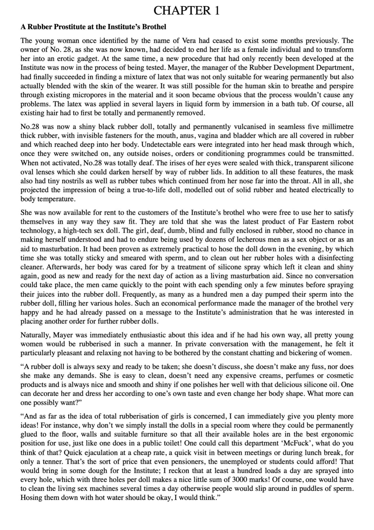 Simon Benson's Further Stories from the Rubber Institute