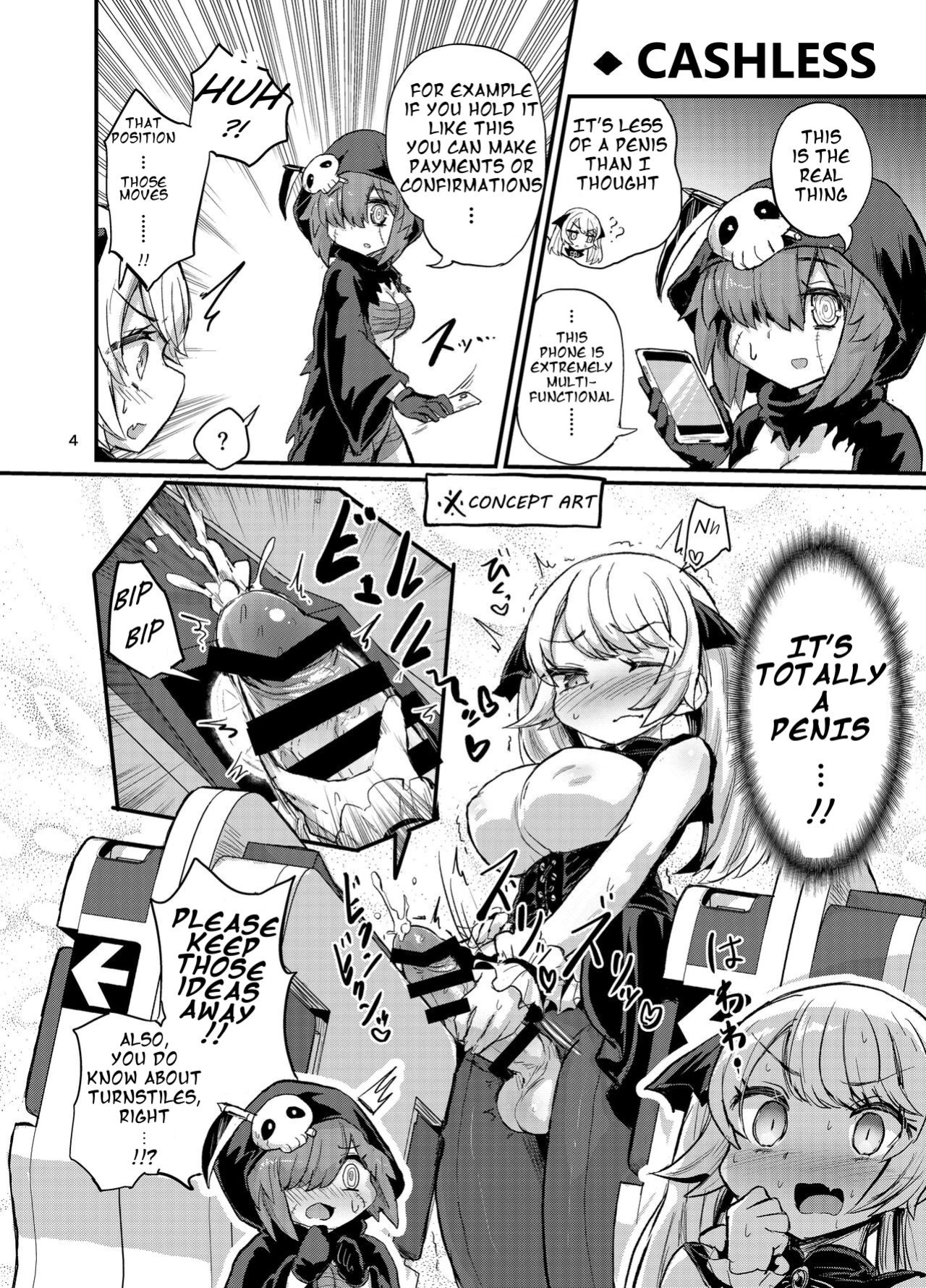 [Konnyaku Nabe (Magifuro Konnyaku)] Futanari Vampire Ojou-sama