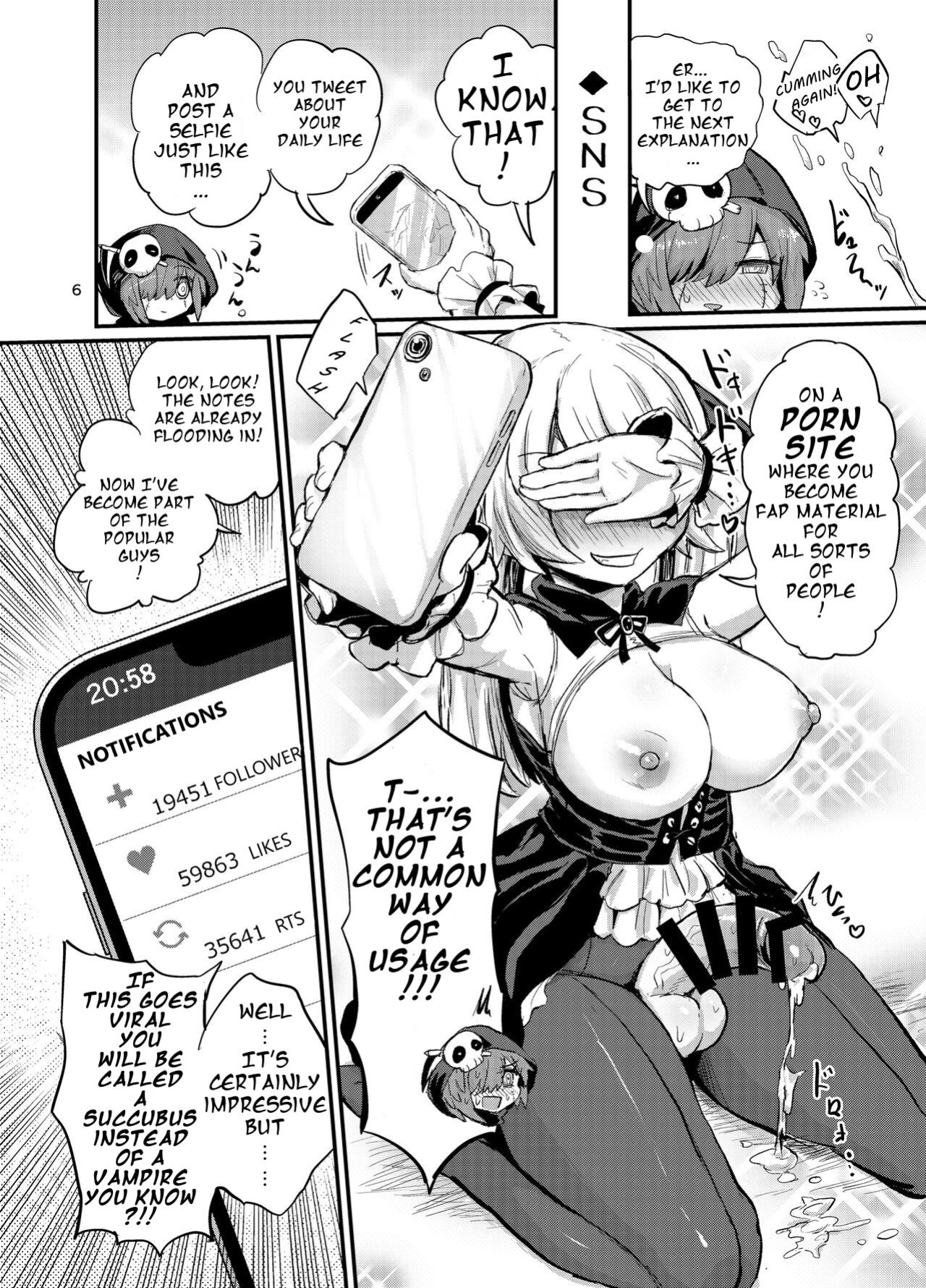 [Konnyaku Nabe (Magifuro Konnyaku)] Futanari Vampire Ojou-sama