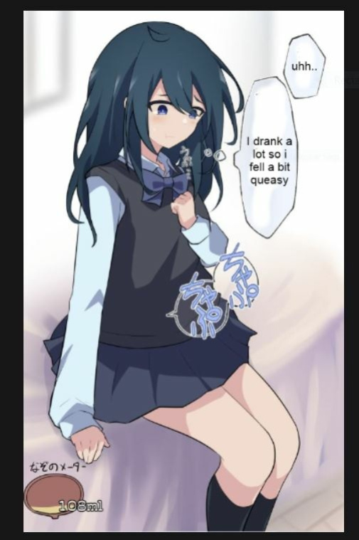 [Watakarashi] Girlfriend who holds her pee