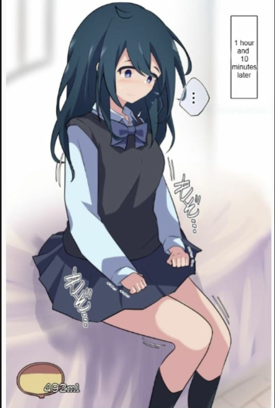 [Watakarashi] Girlfriend who holds her pee