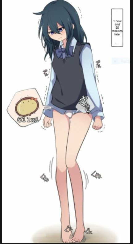 [Watakarashi] Girlfriend who holds her pee