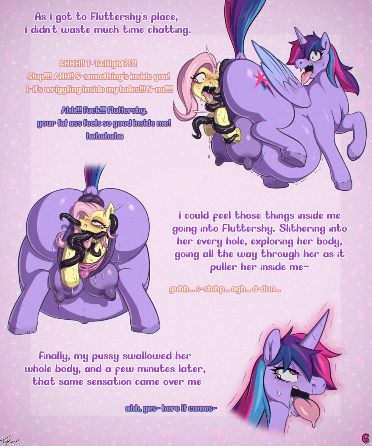 [toby art] Twilight Sparkle and the curse of the hungry cunt