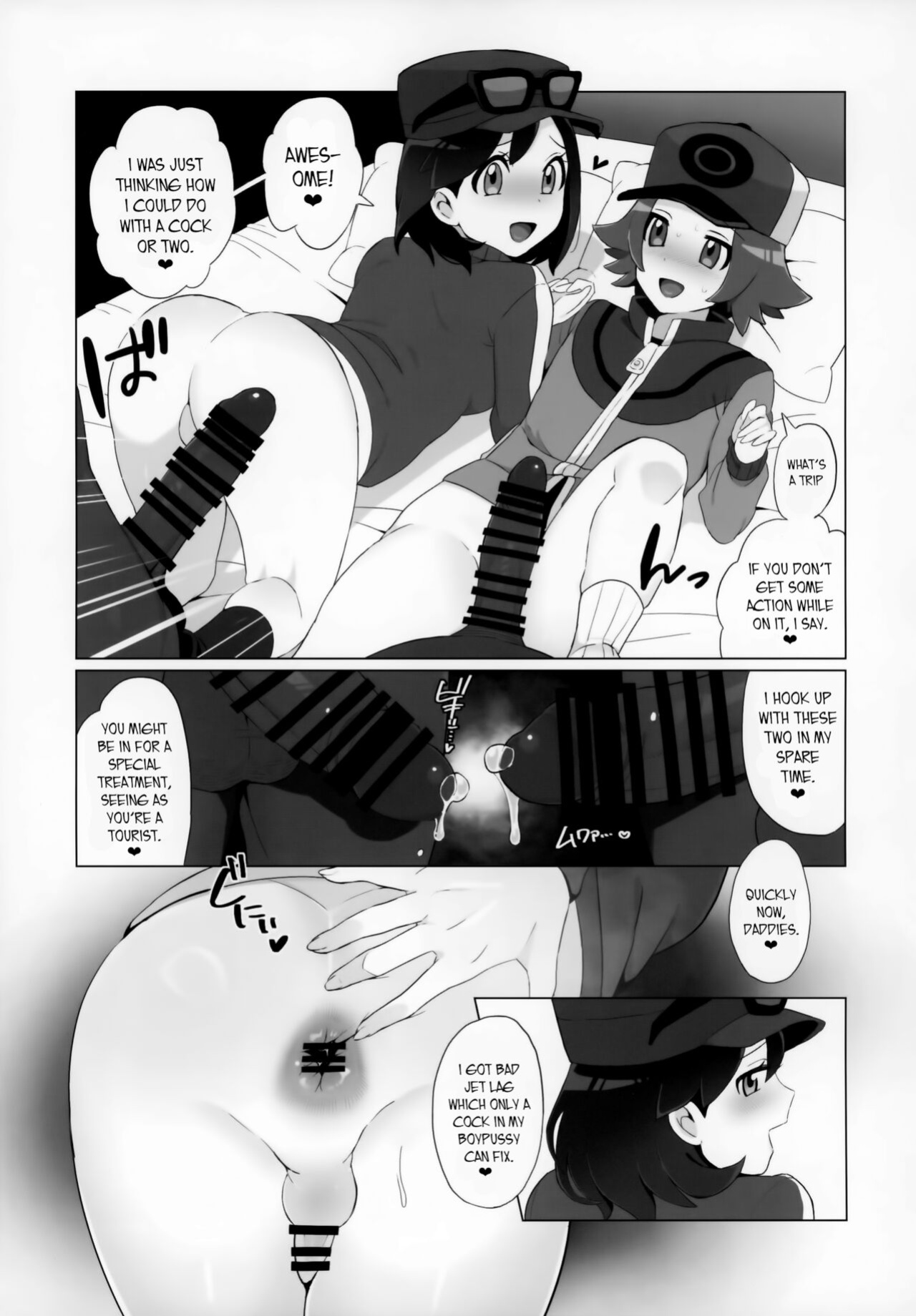 (Challenger! 29) [Kajuu Gum (Sana)] Toyakaru ga Isshu Chihou de Ironna to Ecchi Koto Suru Hon | A Book about Hilbert and Calem having sex with various men (Pokémon X and Y, Pokémon Black and White) [joobuspaidatr]