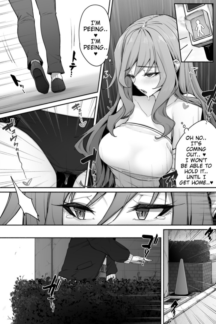 [Cocomachi] Leaky Girl Almost Caught Peeing Outside