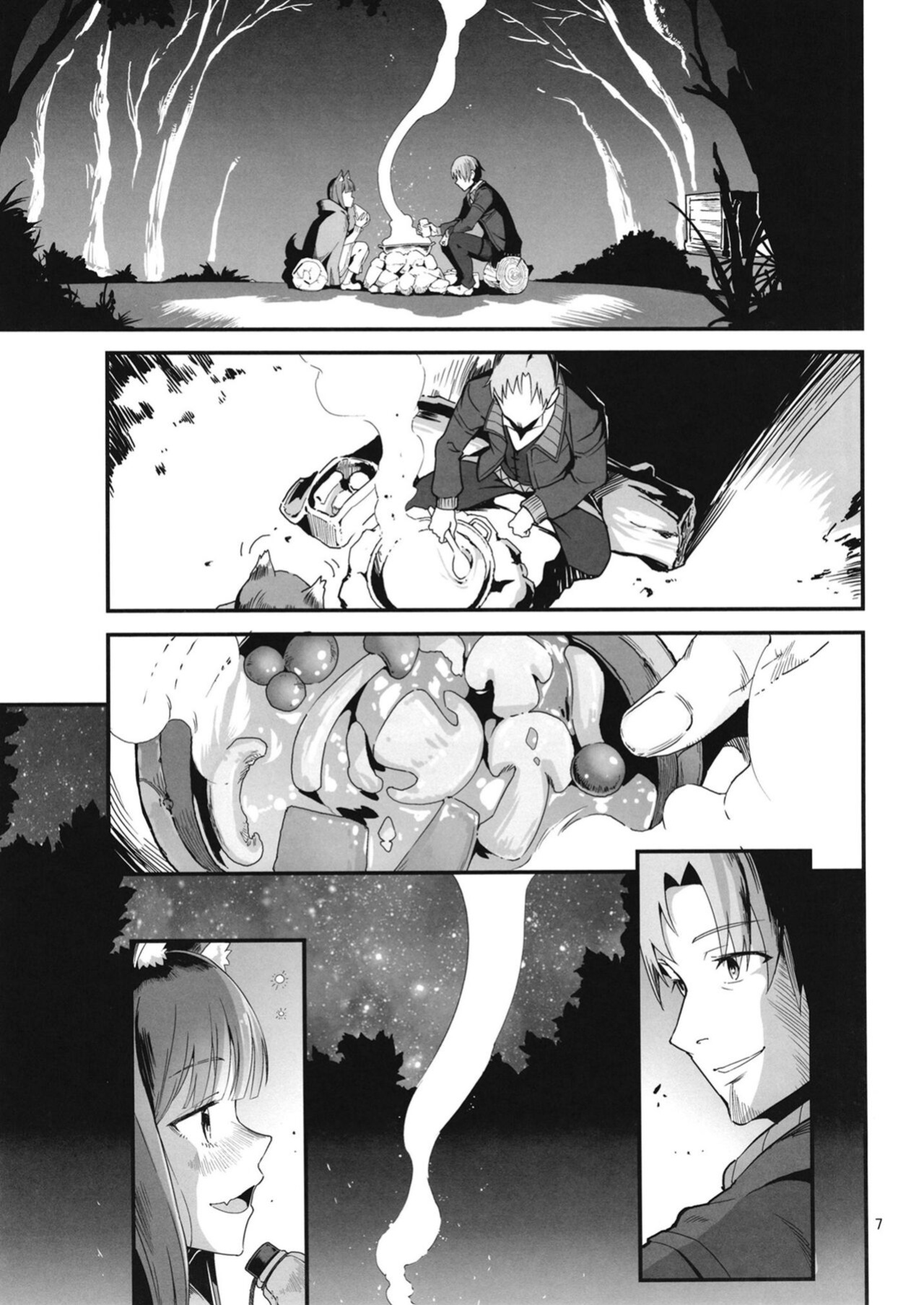 (C104) [Kuronekokan-Monpetit (Yamizawa)] Ookami to Kinoko to Koushinryou - Wolf,mushrooms amd spices (Spice and Wolf)