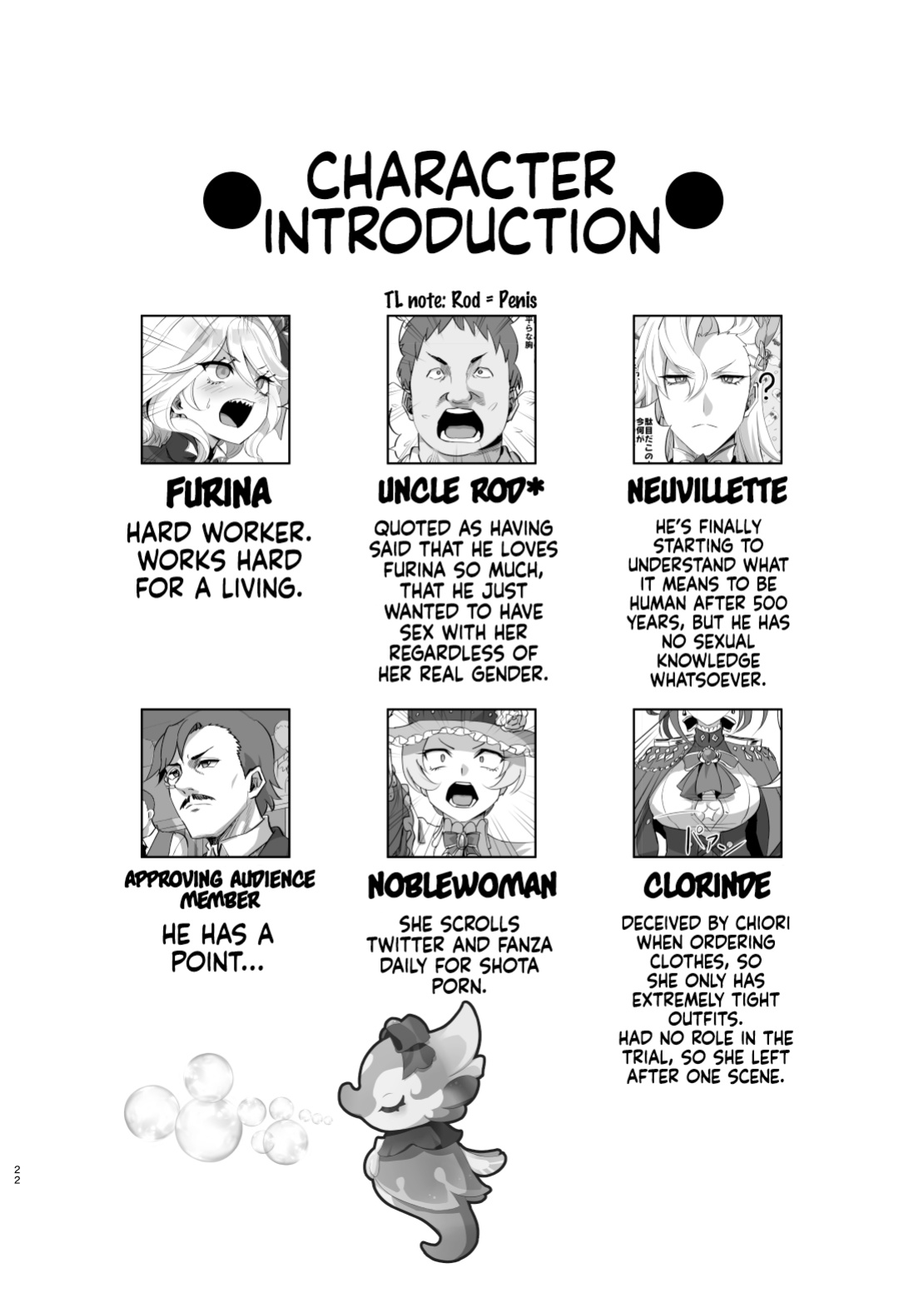 [Can Do Now! (Minarai Zouhyou)] Boku wa Otokonoko ja Nai! ~Suijin Dansei Giwaku Saiban Gijiroku~ | I am not a boy! ~The Trial of the Hydro Archons Suspected Manhood~ (Genshin Impact)