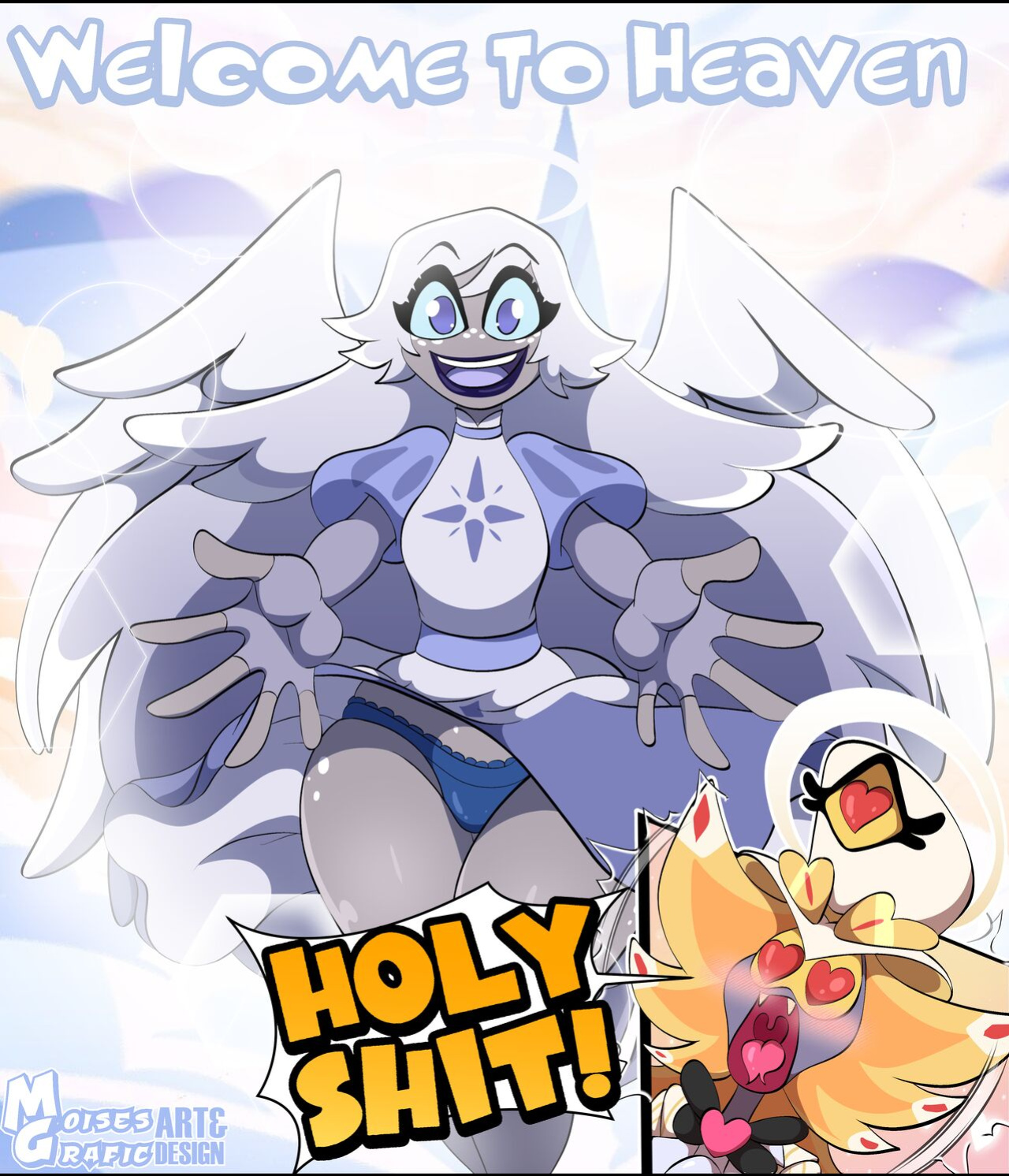 [MoisesGrafic] Sir Pentious in Heaven (Hazbin Hotel)