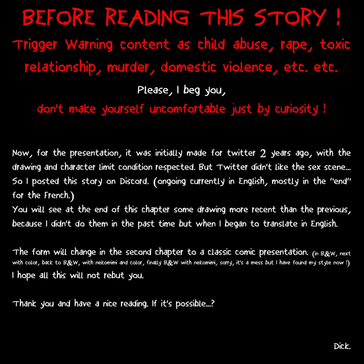 [Dick] Ways of Love part 1