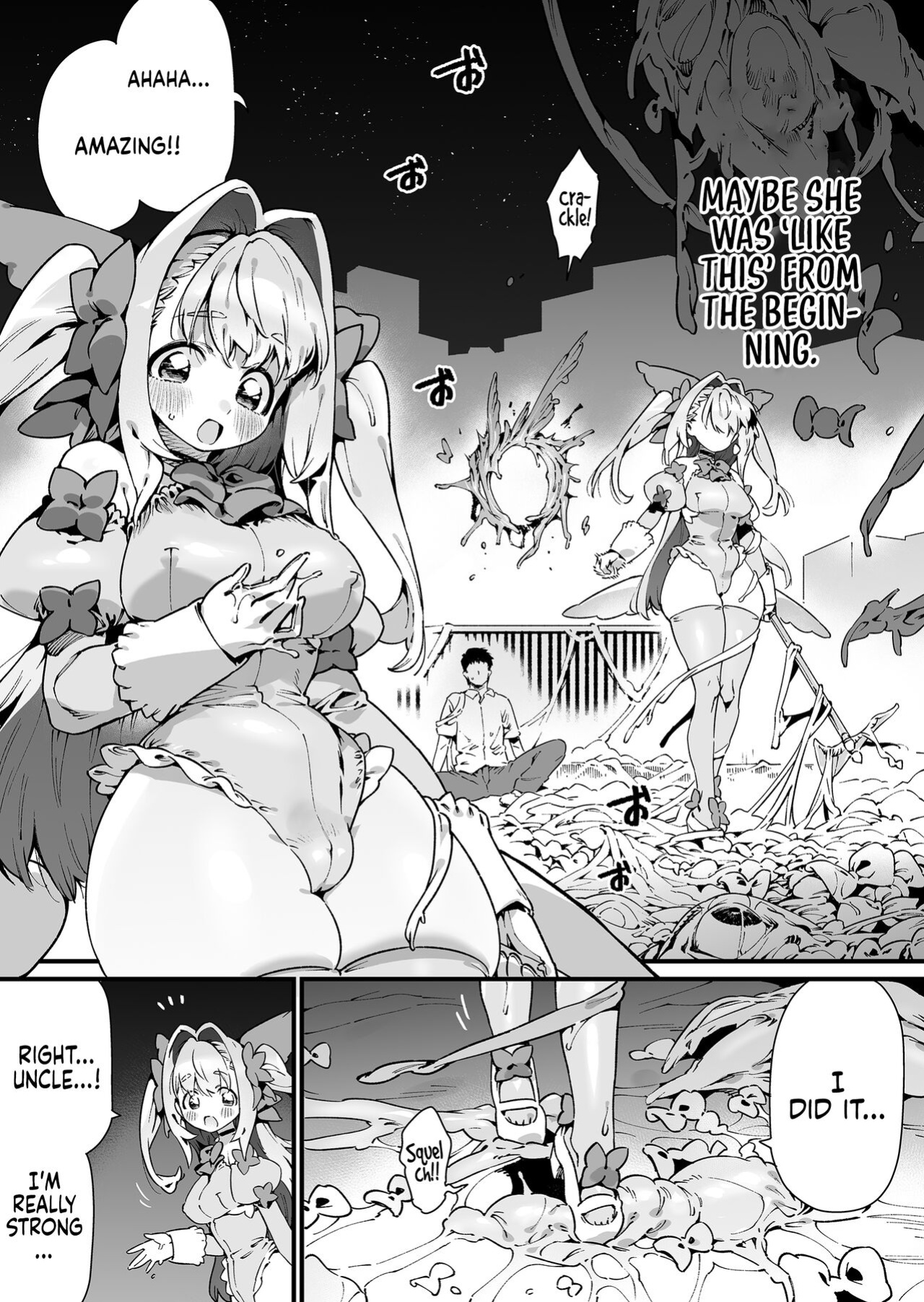 [Gyuutan Teishoku e no Koi] Mahou Shoujo wa Oji-san o Te ni Ireru | The Magical Girl Obtains Her Uncle [Sonarin迫]