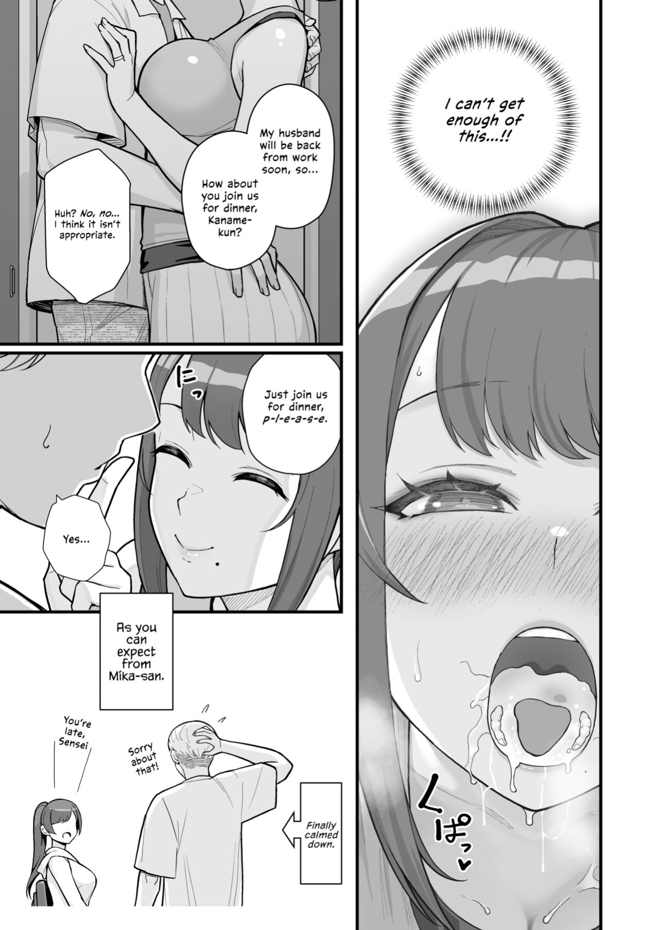 Kayoudou (Matsuka)] Hitozuma no Jitaku ni Hakuchuu Houmon Suru Hon [Vivid Rabbit Translation]