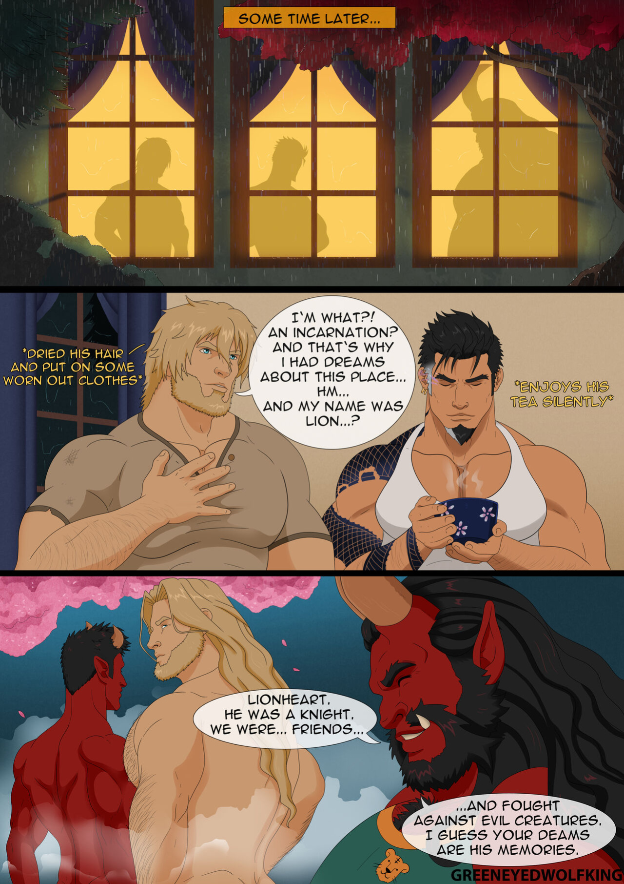 [Greeneyedwolfking] Knights in Japan