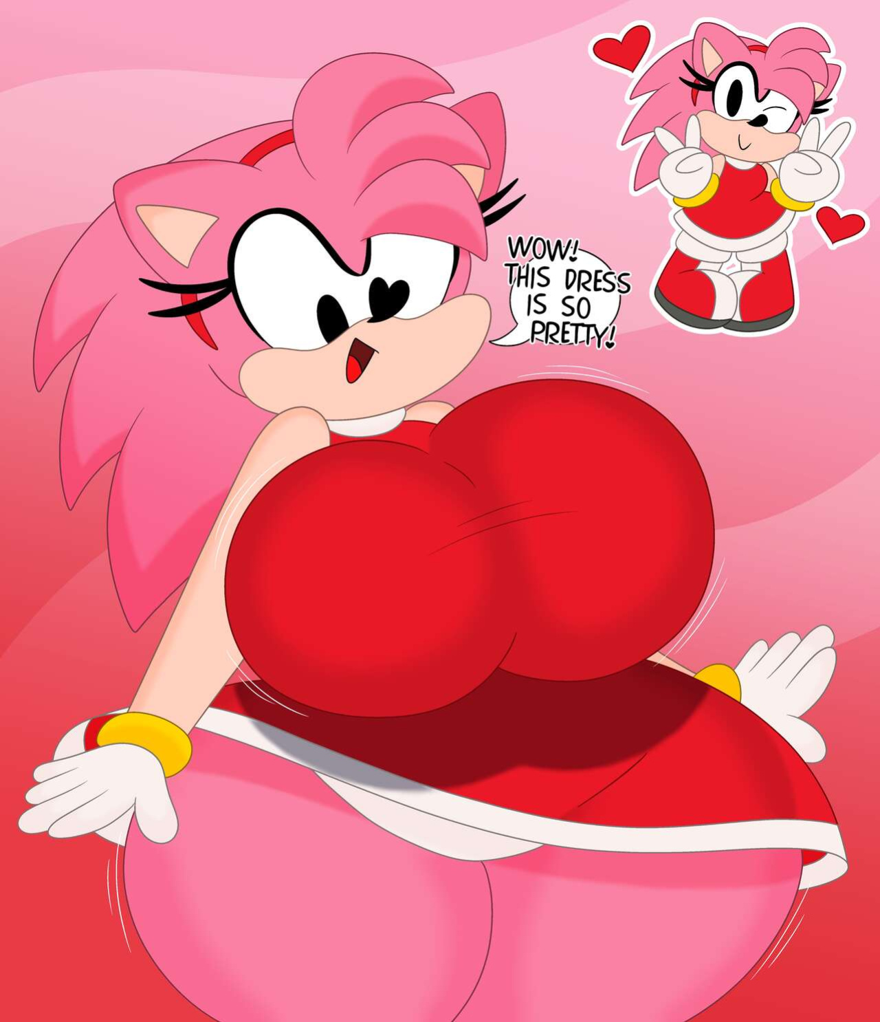 [3BArts] Amy Rose (Sonic the Hedgehog)