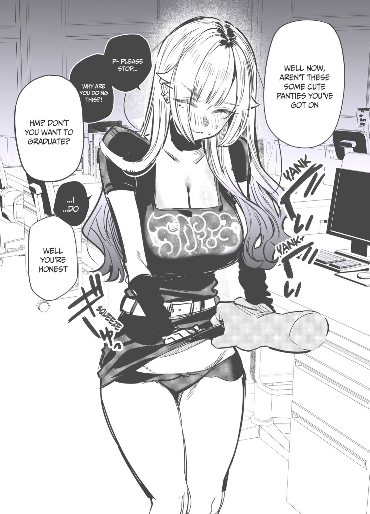 [Egaki Numa] A Story About the Gyaru Trading Sex for Credits