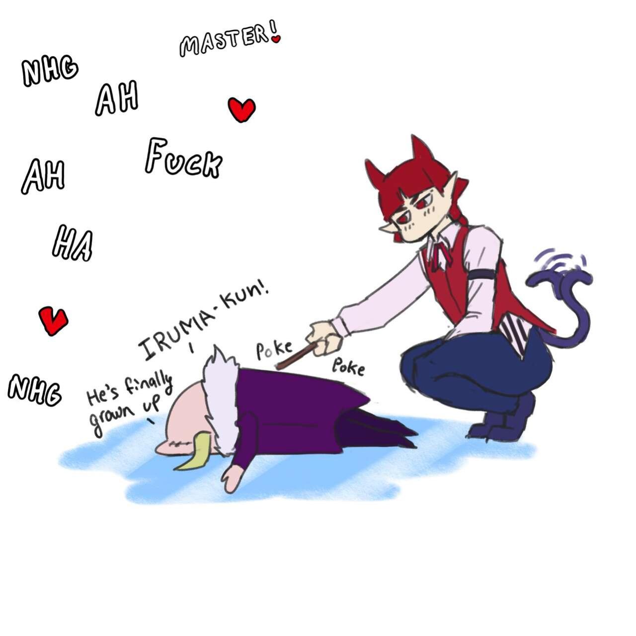 [BurntArt] Bachiko’s private lesson (Welcome to Demon School Iruma-kun!)