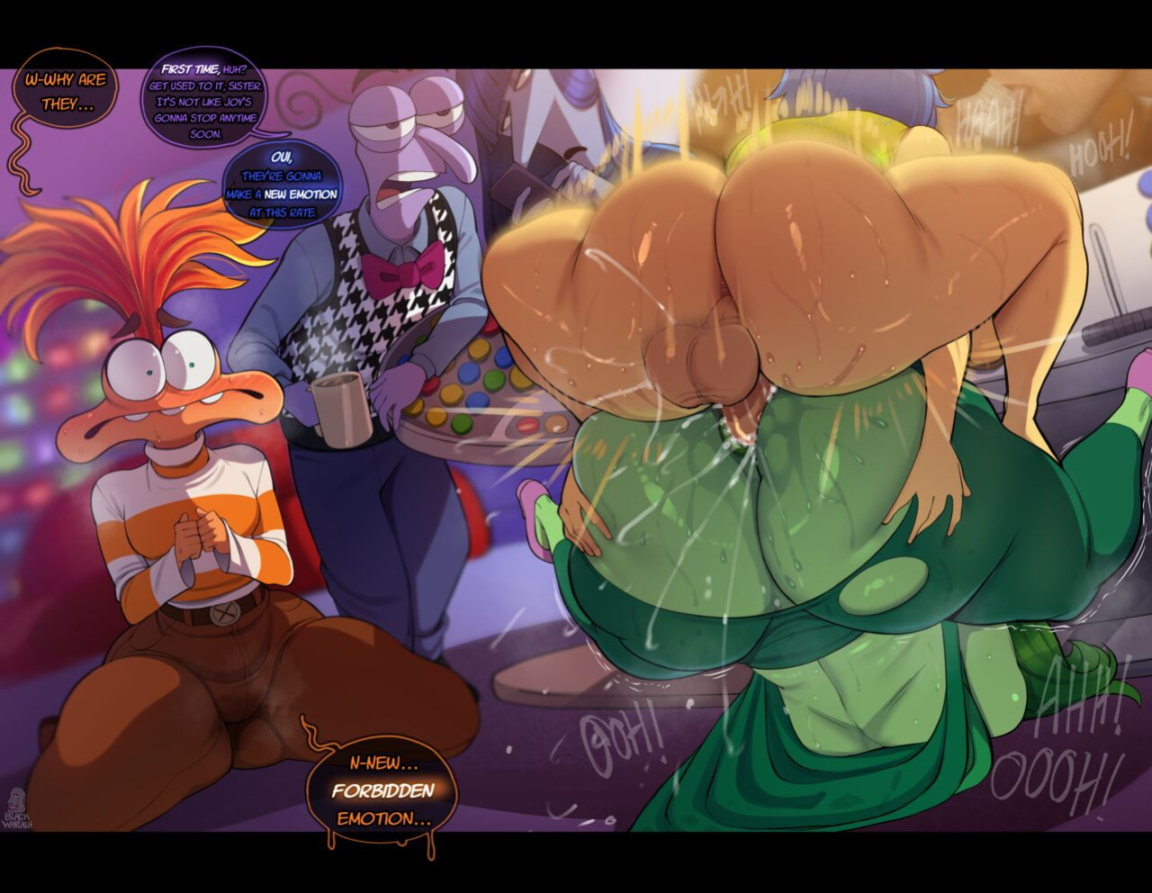 [Blackwhiplash] Something awakened inside of her, a new feeling... ????️????️ (Inside Out)