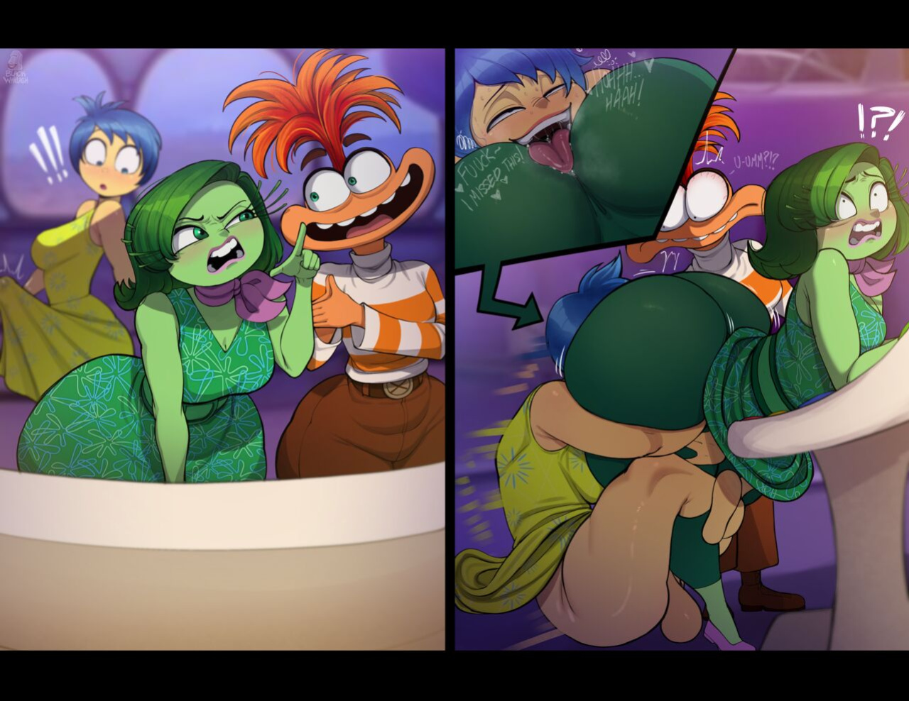 [Blackwhiplash] Something awakened inside of her, a new feeling... ????️????️ (Inside Out)