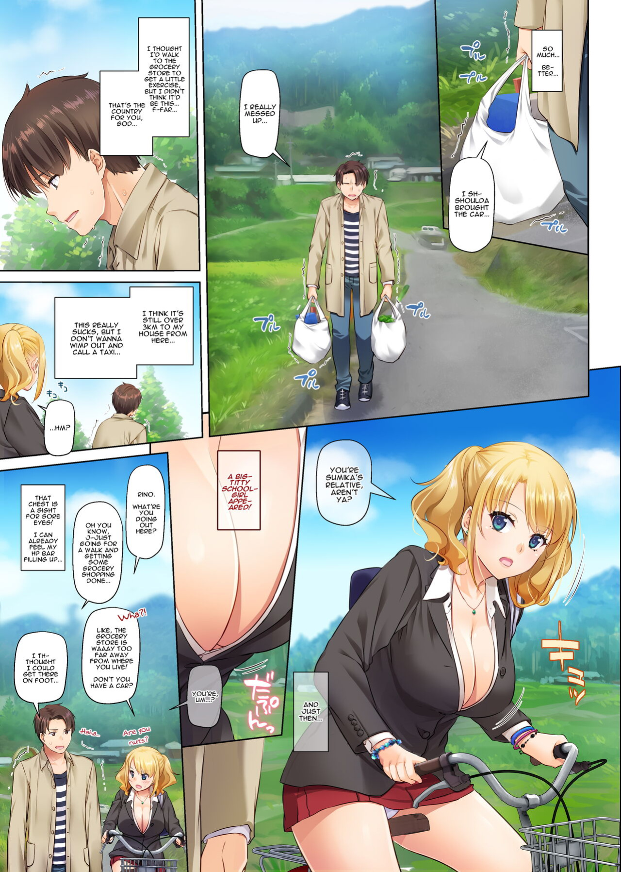 [Digital Lover (Nakajima Yuka)] Inaka no Deaikei Gal wa Kyonyuu Shojo!? DLO-15 | Hooking Up With a Countryside Big-Titty Virgin - DLO-15