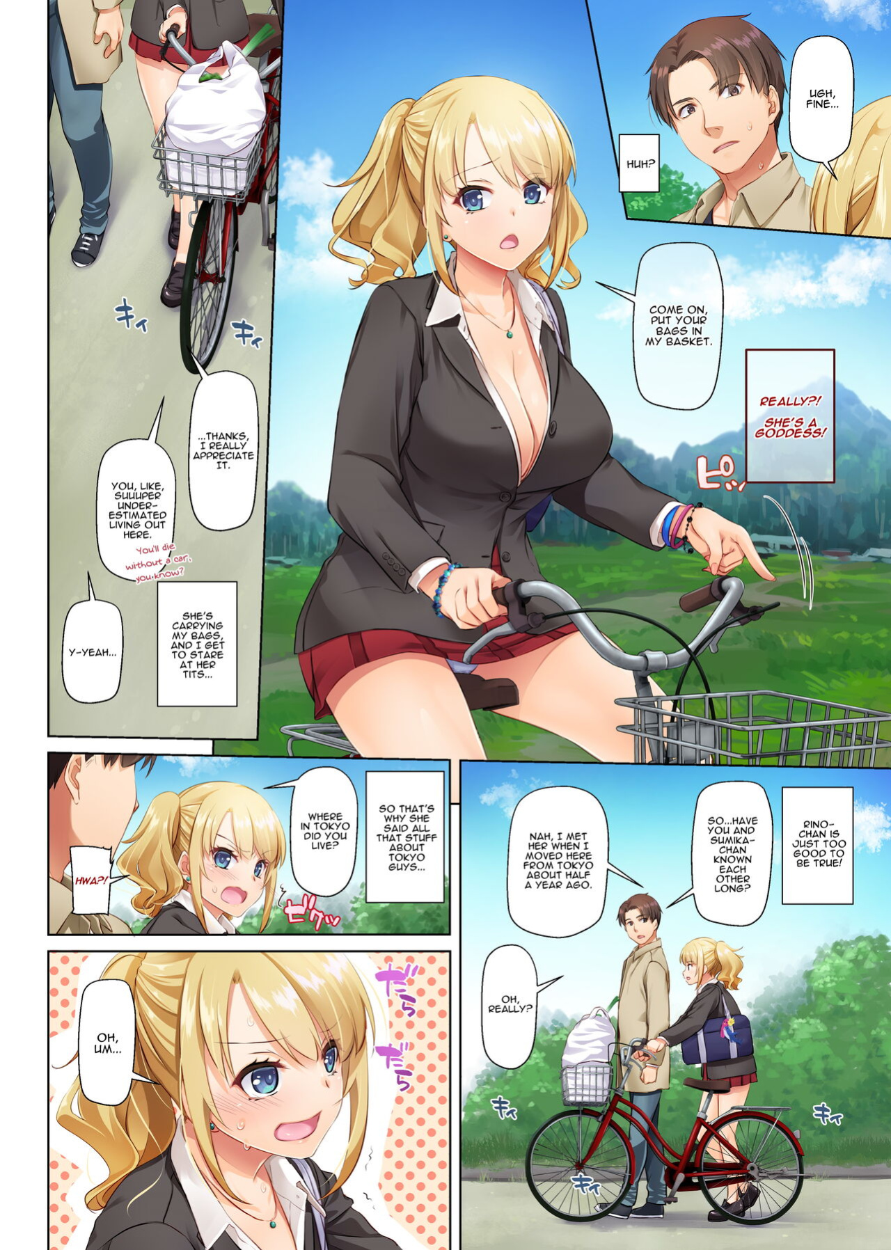[Digital Lover (Nakajima Yuka)] Inaka no Deaikei Gal wa Kyonyuu Shojo!? DLO-15 | Hooking Up With a Countryside Big-Titty Virgin - DLO-15