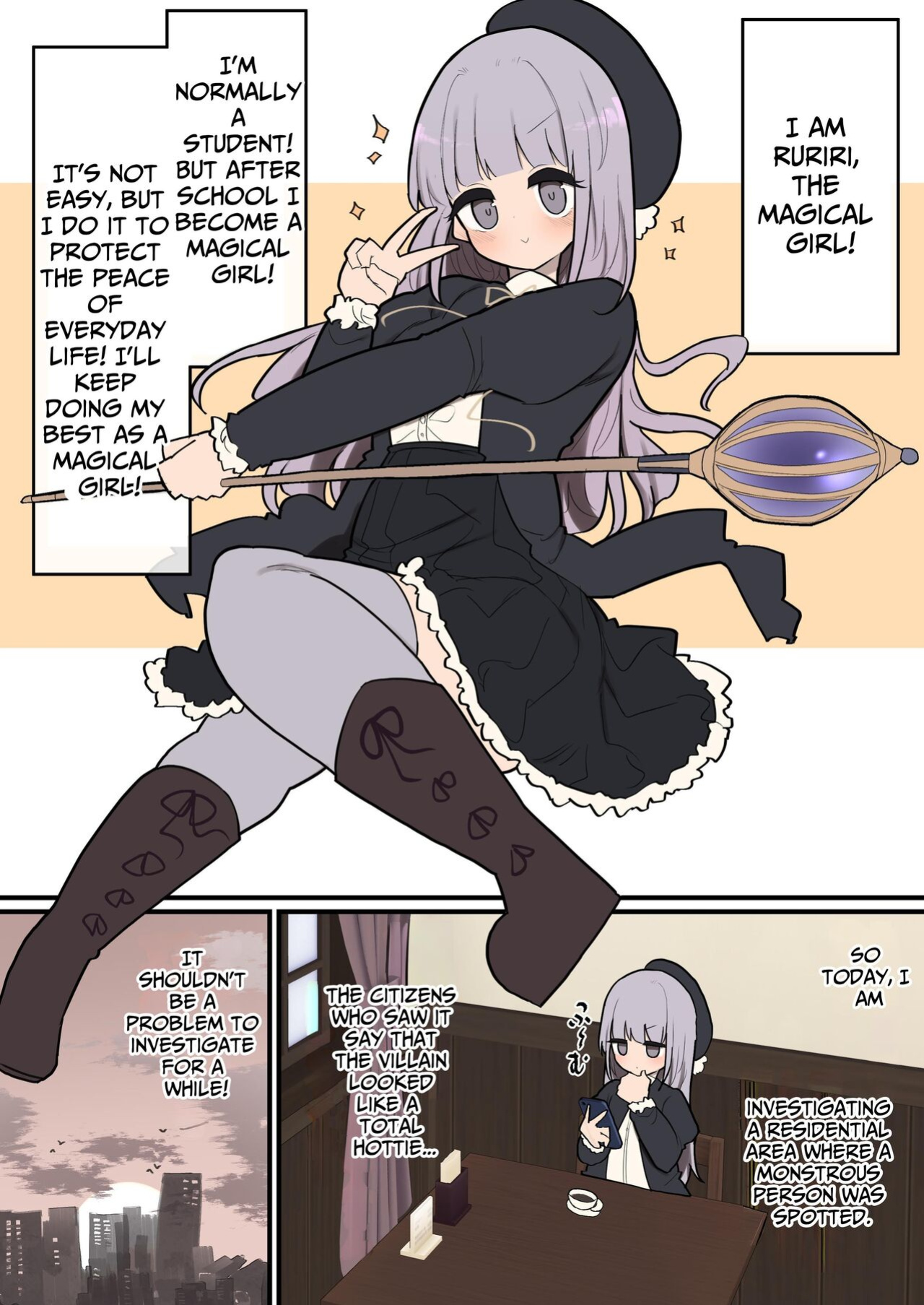 [Izumo Gasshuukoku (Momomo Gasshuukoku)] Futanari Ikemen Kaijin Onee-san Chinpo VS Menkui Henachoko Mahou Shoujo-chan | Handsome Futanari Monster Lady Dick VS Good-Looker Lovin' Novice Magical Girl [Penguin Piper]