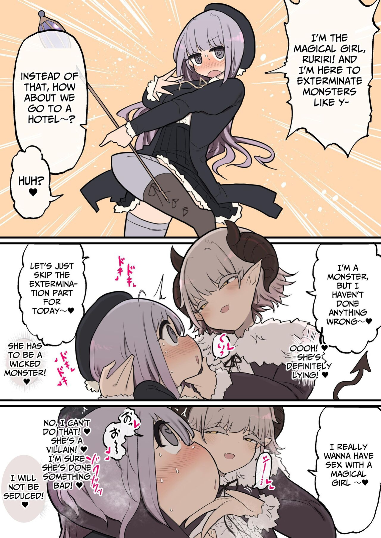 [Izumo Gasshuukoku (Momomo Gasshuukoku)] Futanari Ikemen Kaijin Onee-san Chinpo VS Menkui Henachoko Mahou Shoujo-chan | Handsome Futanari Monster Lady Dick VS Good-Looker Lovin' Novice Magical Girl [Penguin Piper]