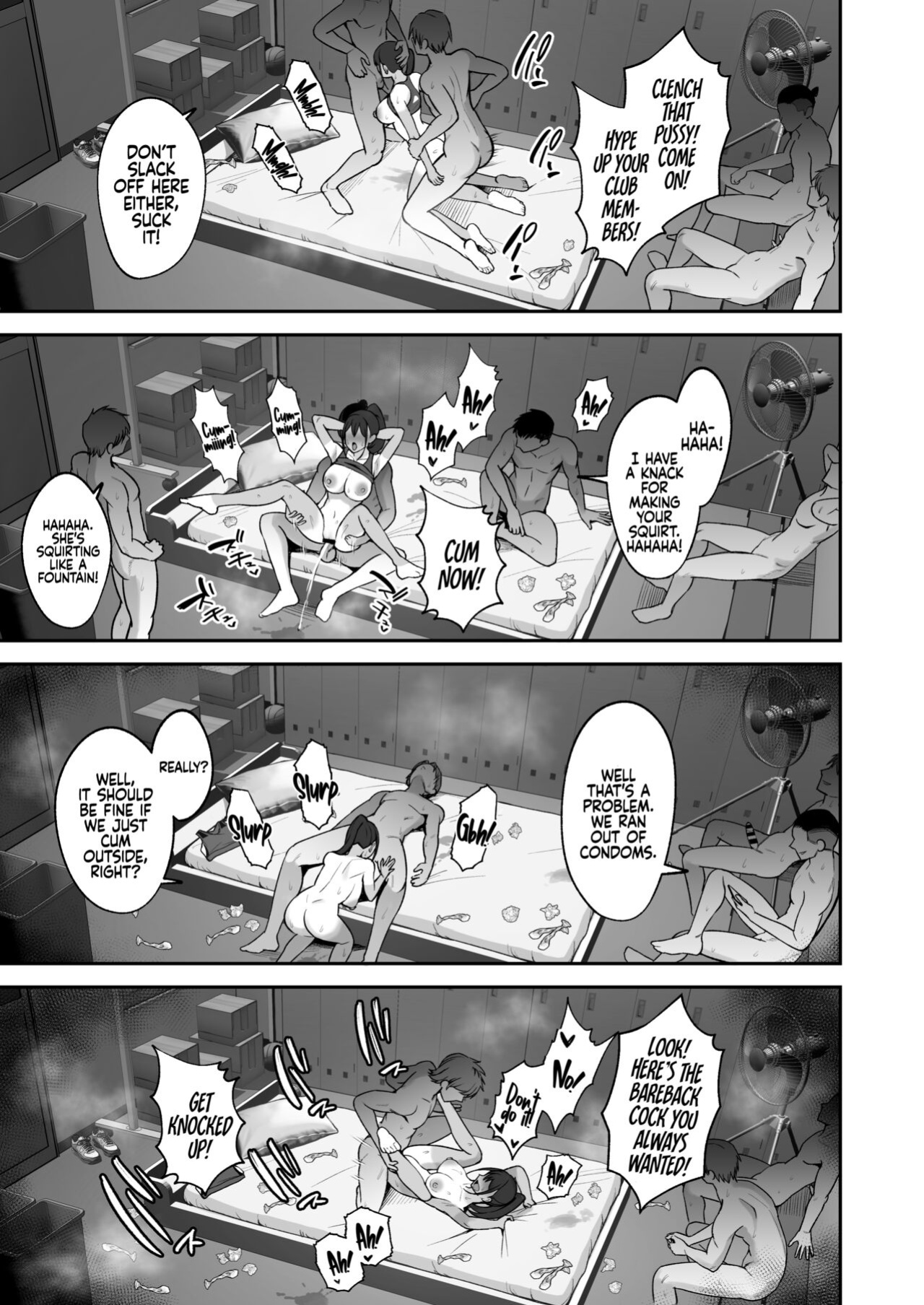[Eat in (Toin)] Rikujoubu Buchou, Yankee-tachi ni Otosareru | The Captain of the Track and Field Club Surrenders to a Bunch of Delinquents [Coffedrug]
