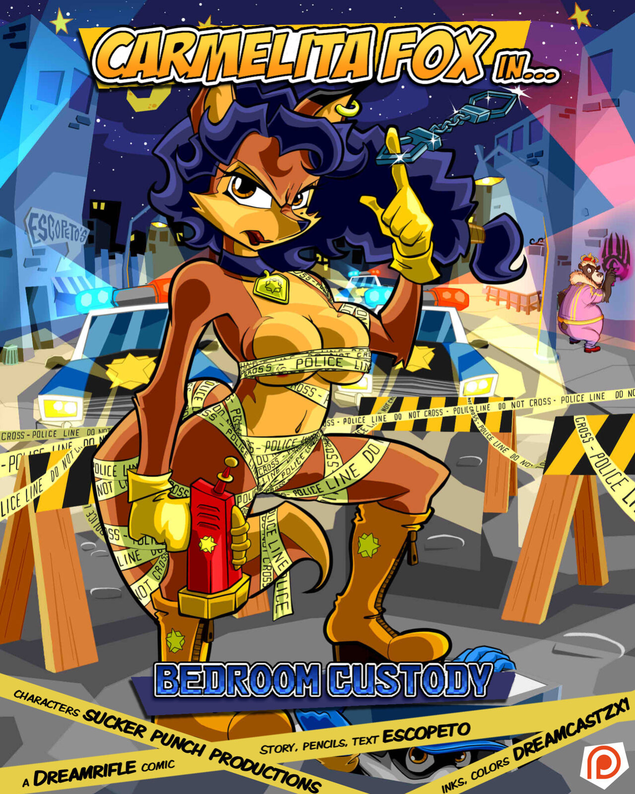 [Escopeto & Dreamcastzx1] Carmelita Fox in: Bedroom Custody