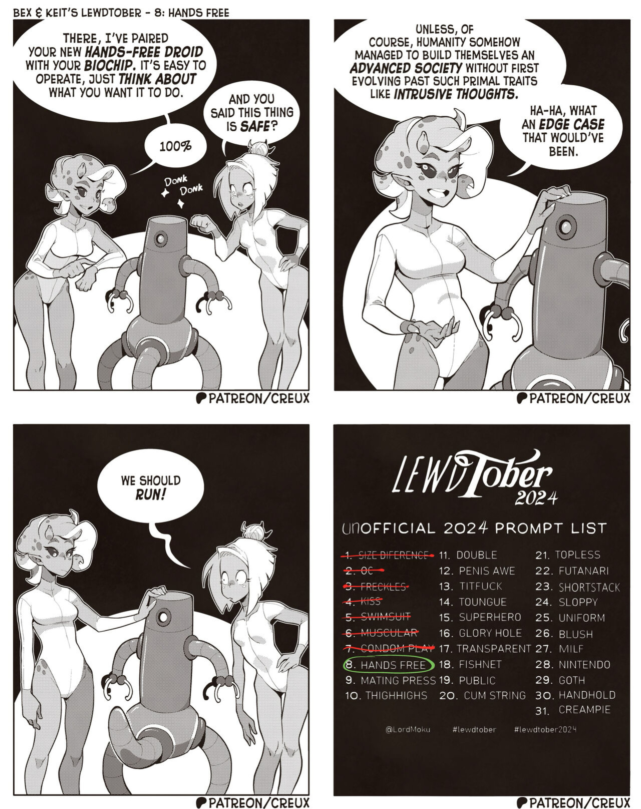[Creux] Bex & Keit's Lewdtober 2024 (public)