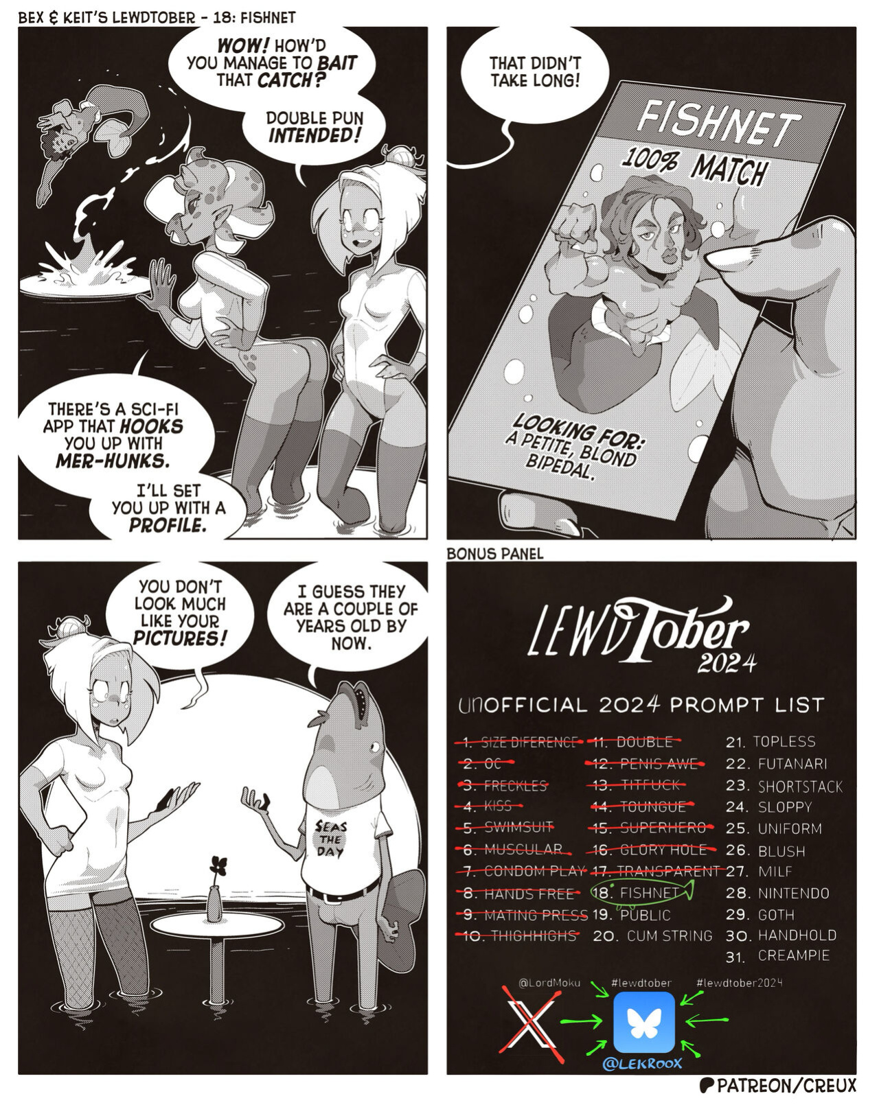 [Creux] Bex & Keit's Lewdtober 2024 (public)